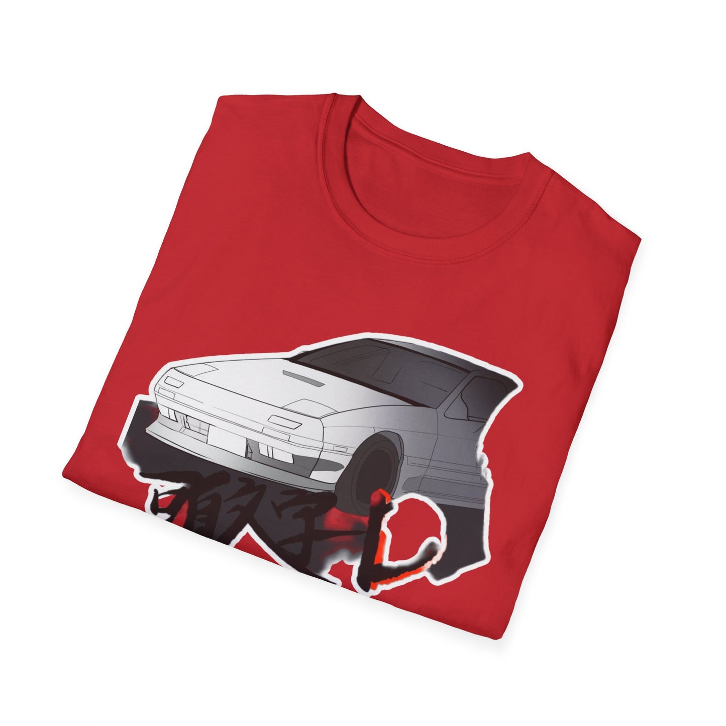 Cool Car Graphic initial D Unisex Tee, Softstyle T-Shirt for Auto Enthusiasts, Perfect Gift for Birthdays and Car Shows, Casual Everyday Wear