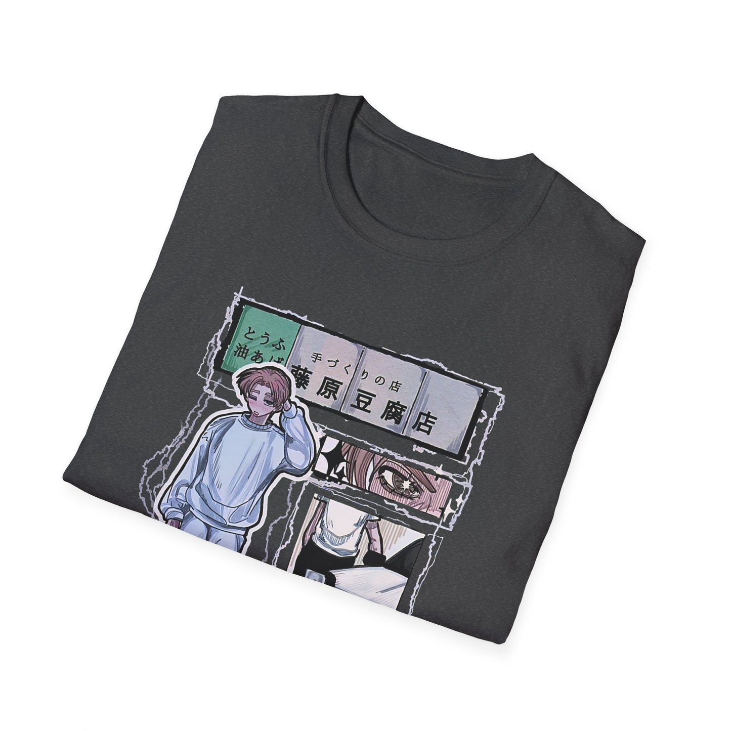 Whimsical Artistic initial D 10 Unisex Softstyle T-Shirt, Casual Wear, Graphic Tee, Creative Gift, Everyday Fashion, Unique Art Top