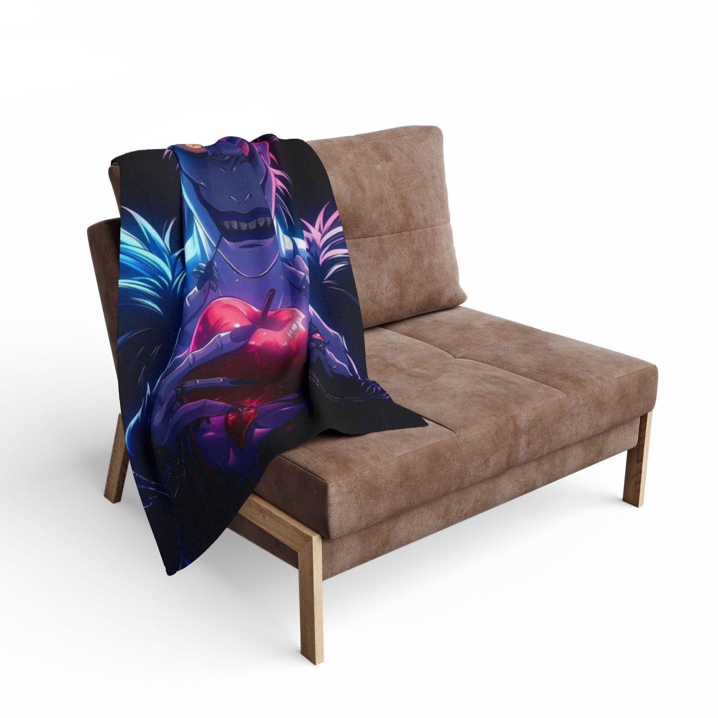 Dn Chilling Cozy Arctic Fleece Blanket, Anime Throw, Gothic Decor, Gifts for Fans, Horror Blanket, Home Comforts