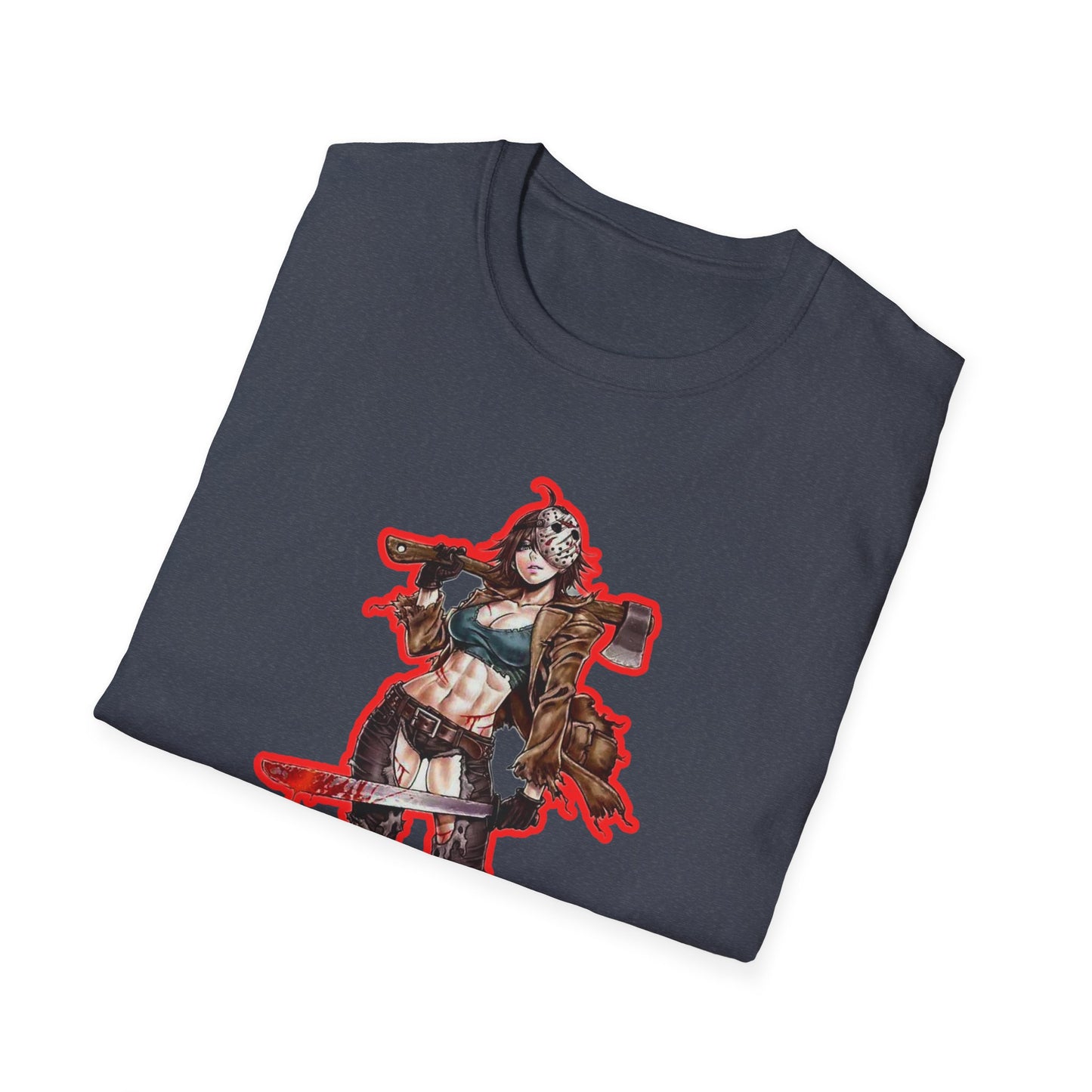 Anime-Inspired spooky season masters of horror 2Unisex Softstyle T-Shirt, Casual Top for Anime Lovers, Perfect Gift for Birthdays, Conventions, Cosplay, Fashion Statement