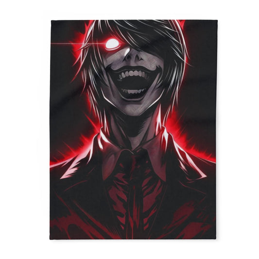 Dn Dark Fantasy Fleece Blanket - Cozy Throw for Fans, Horror Decor, Anime Lovers, Comfortable Gift, Geek Home Accessories