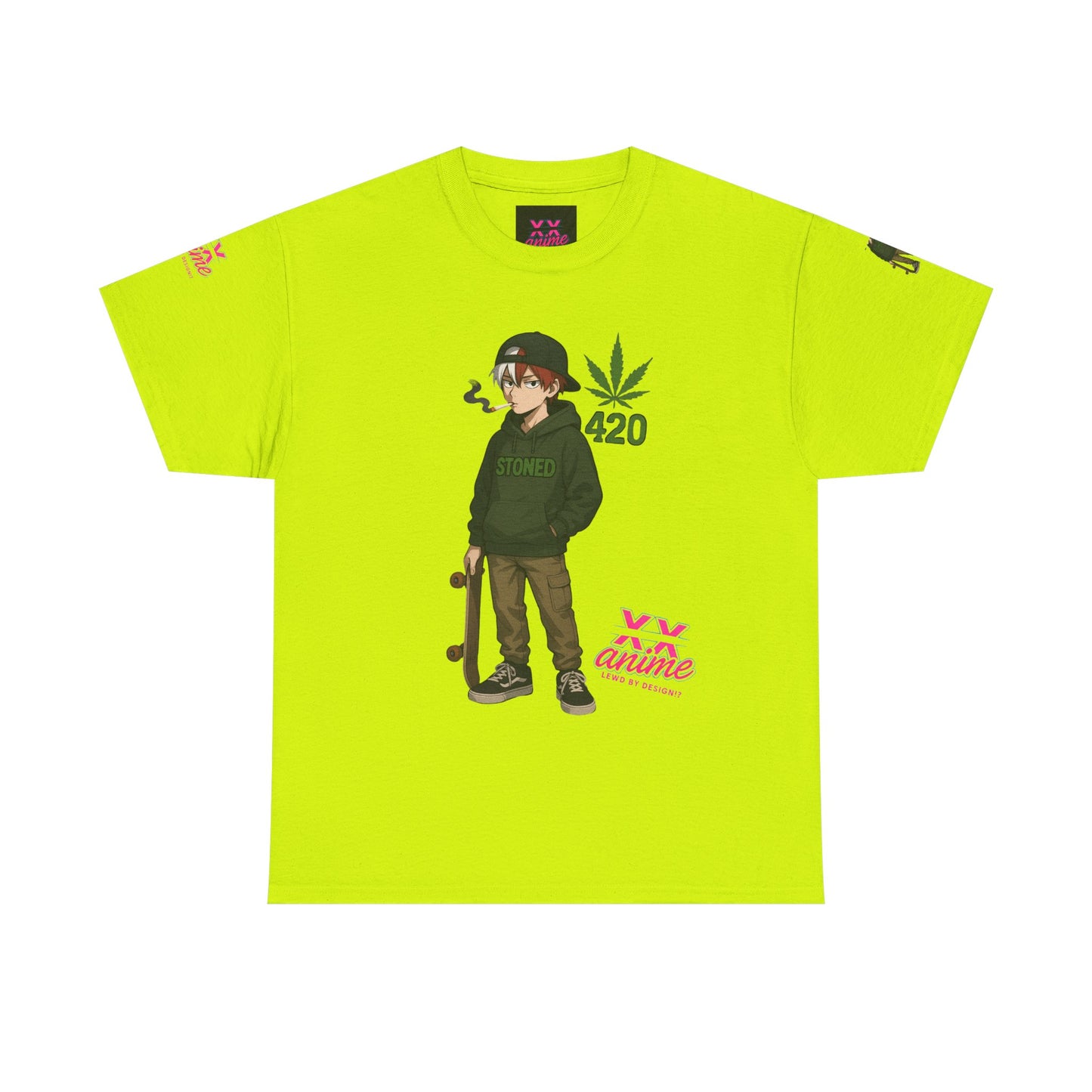 Anime-Inspired Unisex Heavy Cotton Tee, Streetwear, Gamer Style Shirt, Cool Graphic T-Shirt, Casual Anime Fashion, Perfect for 420 [...]
