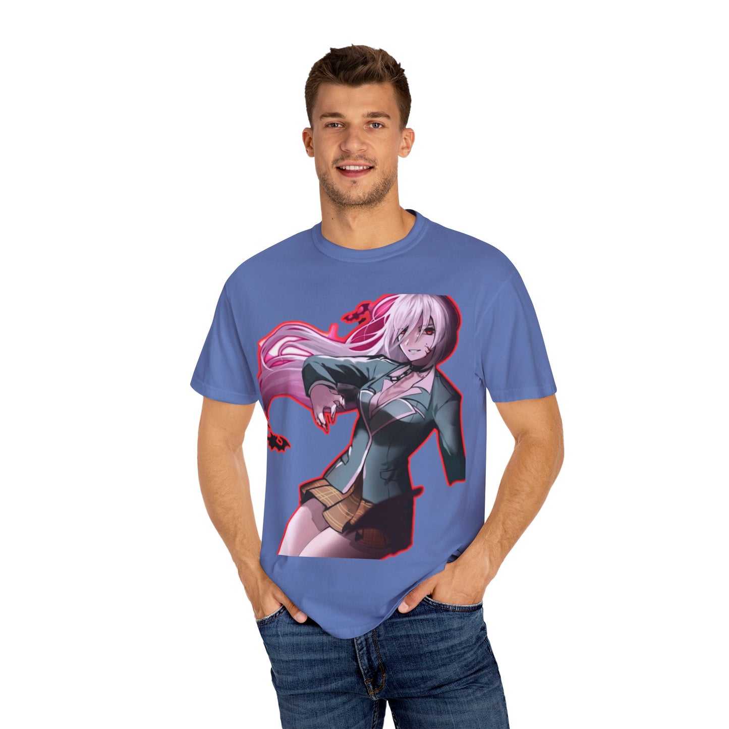 Anime-Themed T-Shirt Featuring Bold Artwork
