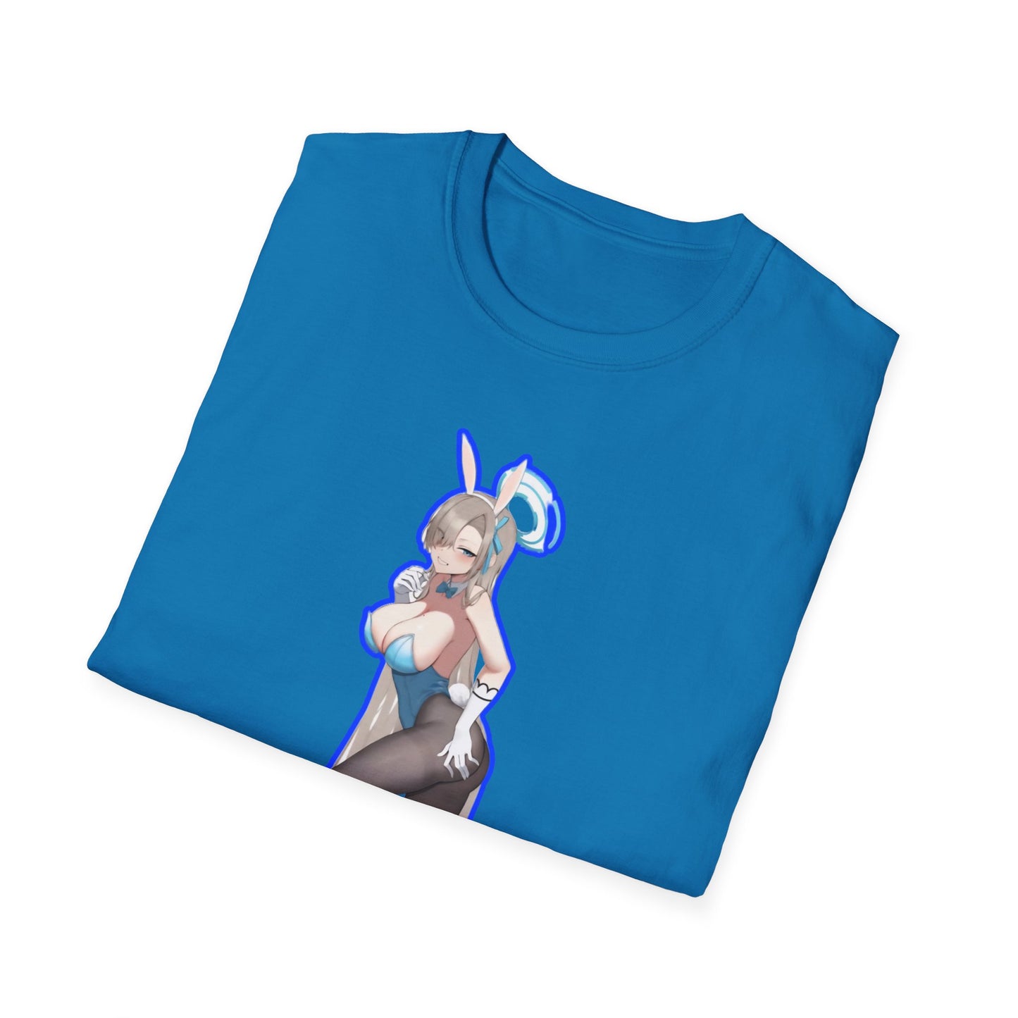 Cute Anime lewd style bunny 3-inspired Unisex T-Shirt with Playful Designs, Perfect for Niche Enthusiasts, Gift for Cosplay Events, Trendy Streetwear