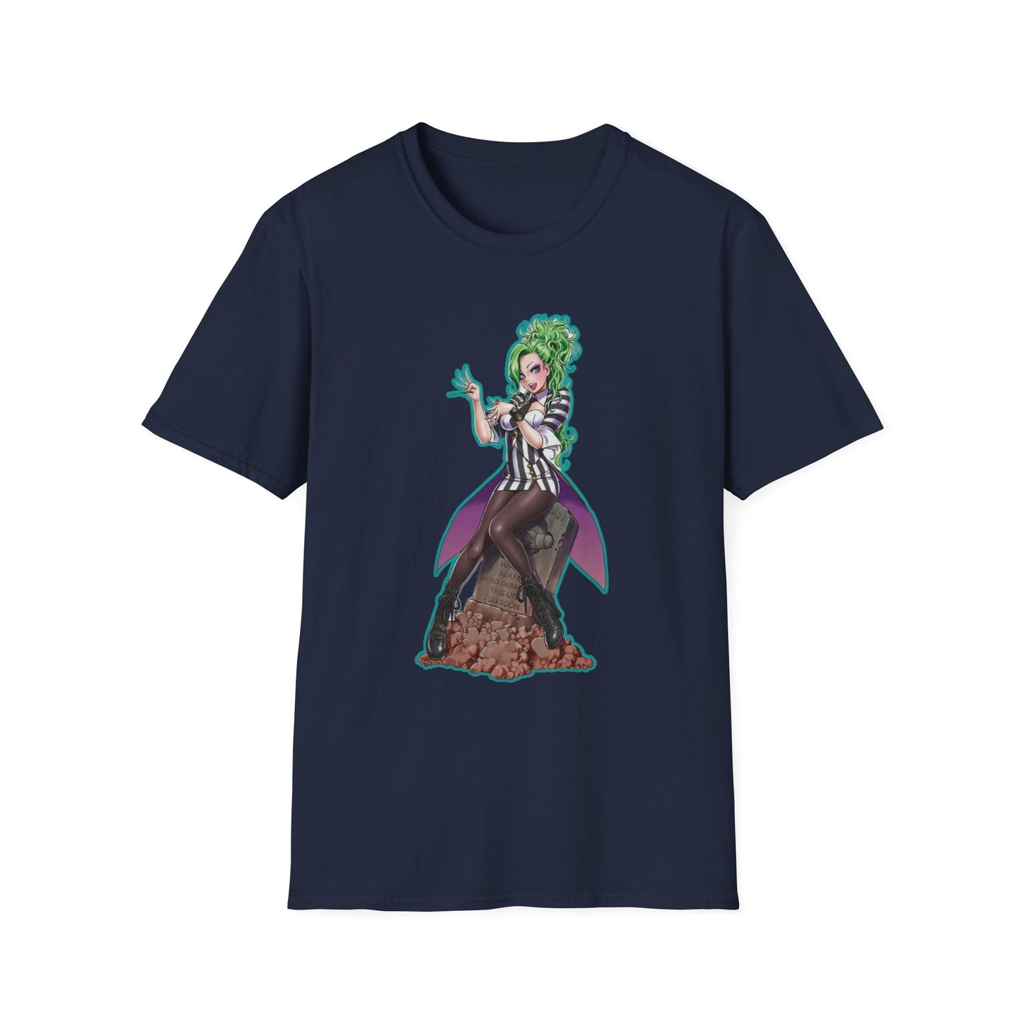 Anime-Inspired  spooky season masters of horror 4Unisex Softstyle T-Shirt, Unique Graphic Tee, Casual Wear, Gift for Anime Lovers, Trendy Fashion