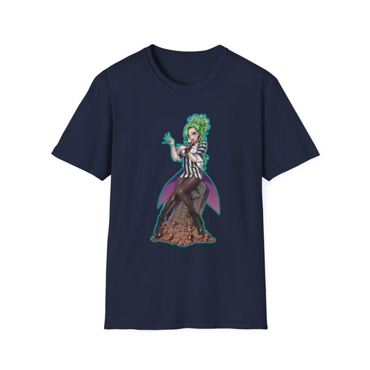 Anime-Inspired  spooky season masters of horror 4Unisex Softstyle T-Shirt, Unique Graphic Tee, Casual Wear, Gift for Anime Lovers, Trendy Fashion