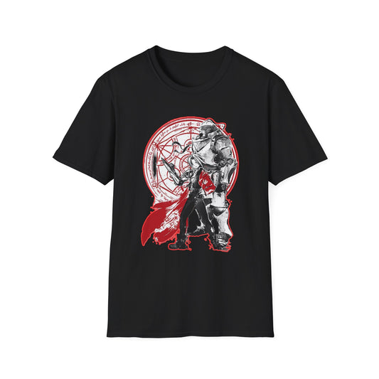 Unisex Graphic fma 2T-Shirt with Alchemist Design – Stylish Casual Wear, Anime Gift, Perfect for Fans, Everyday Comfort, Unique Gift Idea