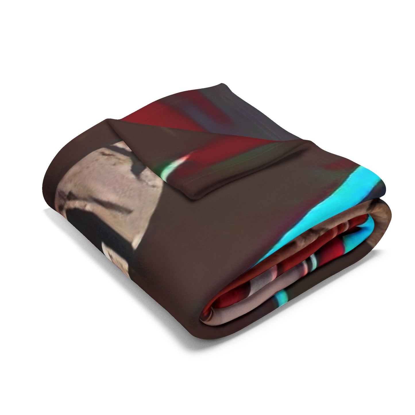 Cozy Arctic erased Fleece Blanket - Perfect for Anime Lovers, Home Decor, Snuggling, Gifts for Her, Cozy Nights