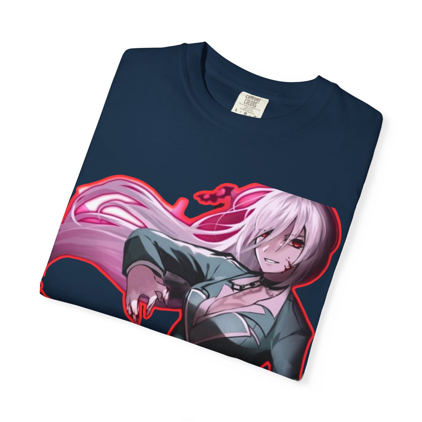 Anime-Themed T-Shirt Featuring Bold Artwork