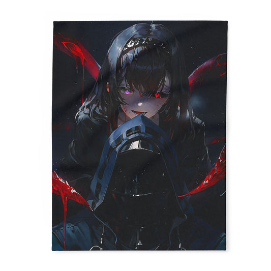 Gothic Anime Arctic Tokyo ghoul style 4Fleece Blanket – Cozy Blankie for Fans, Stylish Home Decor, Unique Gift for Collectors, Cozy Night In