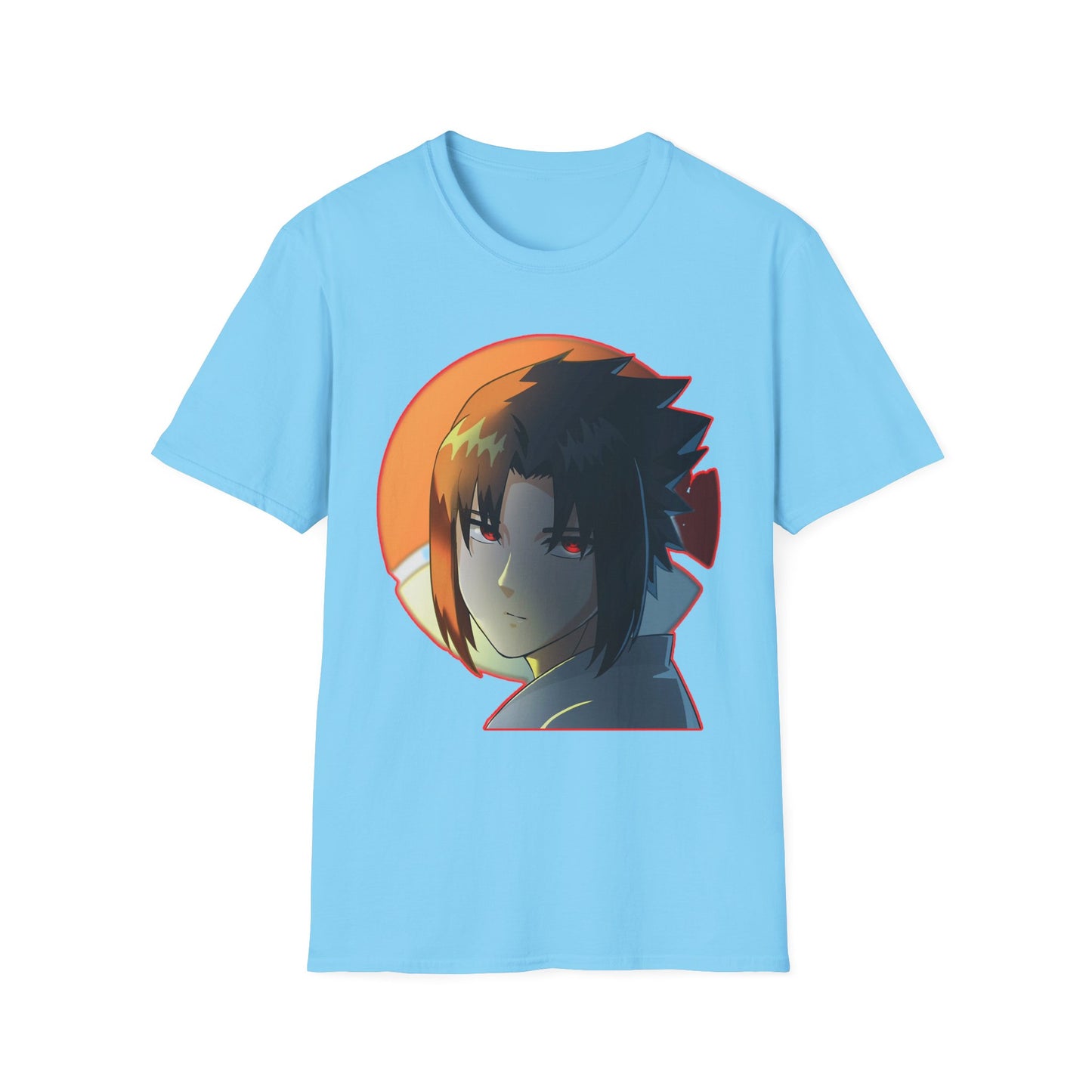Anime-Inspired naruto Unisex Softstyle T-Shirt with Cool Character Design, Graphic Tee for Fans, Perfect for Gifts, Casual Wear, Unisex Apparel