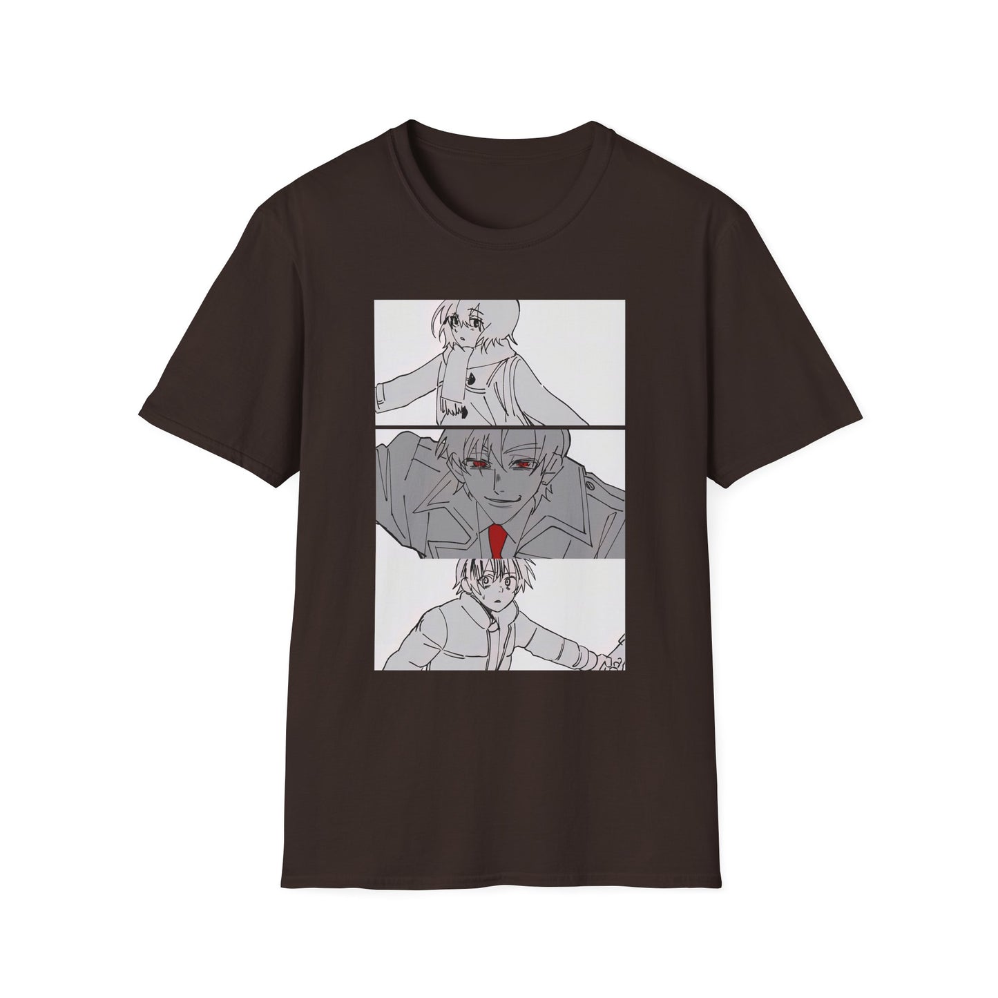 Artistic Unisex erased 2 T-Shirt - Graphic Tee for Anime Lovers, Casual Wear for Parties, Birthdays, and Comic Con