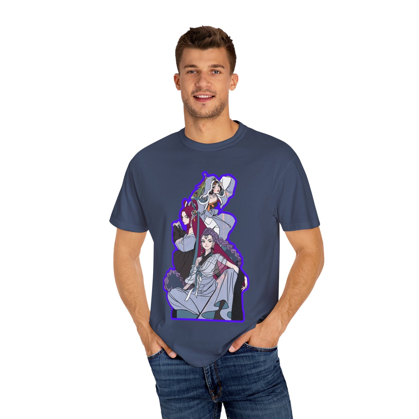 Anime-Inspired kpop Graphic Tee with Bold Text, Perfect for Fans of Japanese Culture, Casual Wear, Anime Conventions, Gift for Otaku