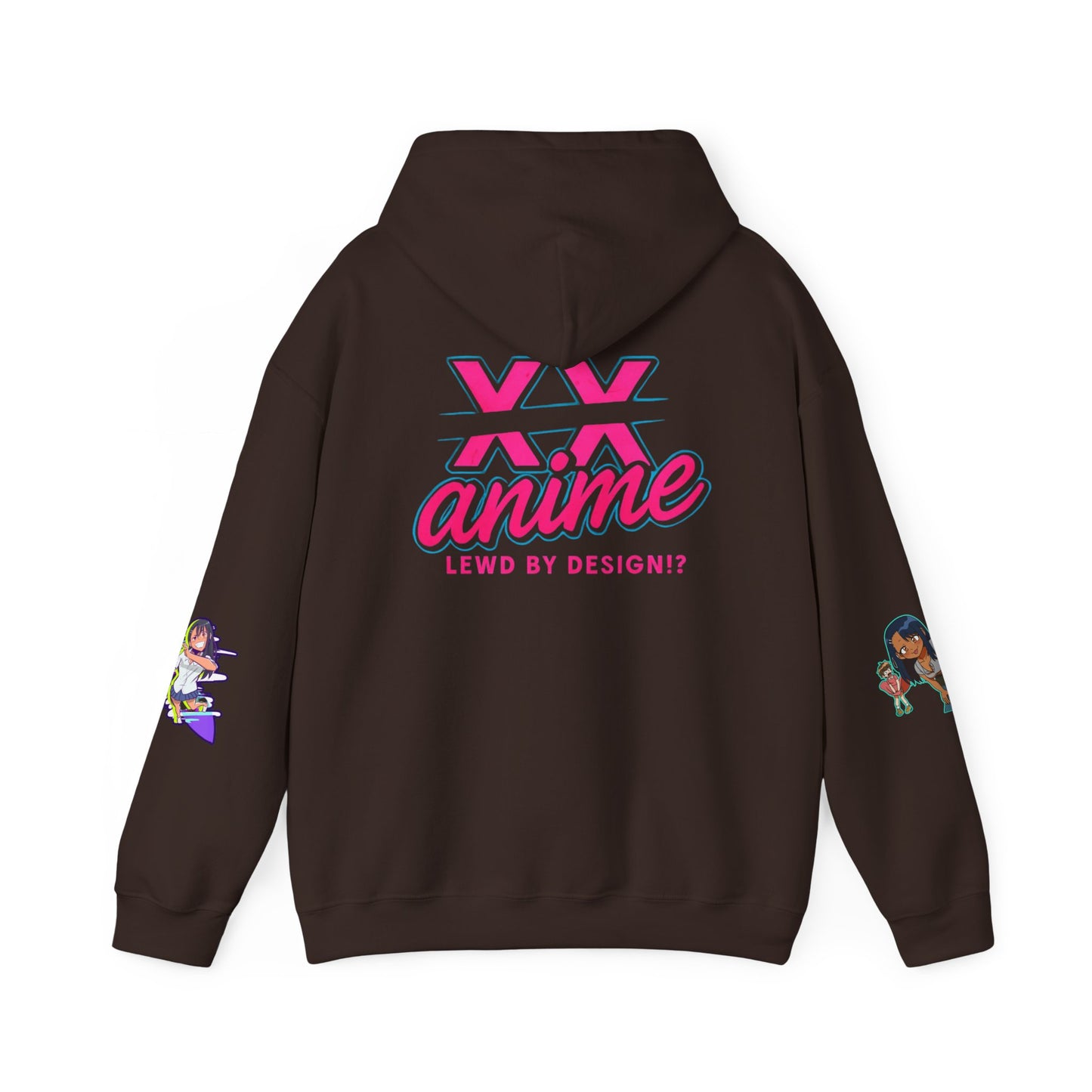 Anime-Themed Hoodie with Playful Graphics, Gift for Anime Fans, Cozy Lounge Wear, Casual Streetwear, Unique Gift Idea