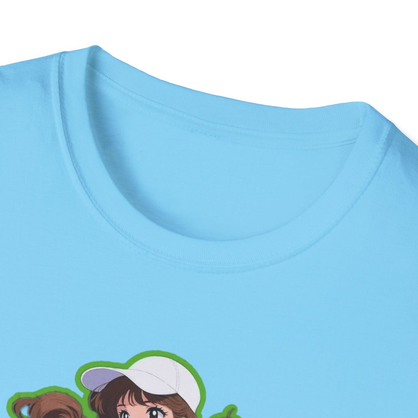 Playful Anime sailor moon 4 Character T-Shirt, Unisex Softstyle Tee, Casual Graphic Shirt, Gift for Anime Lovers, Fun Everyday Wear, Otaku Merchandise
