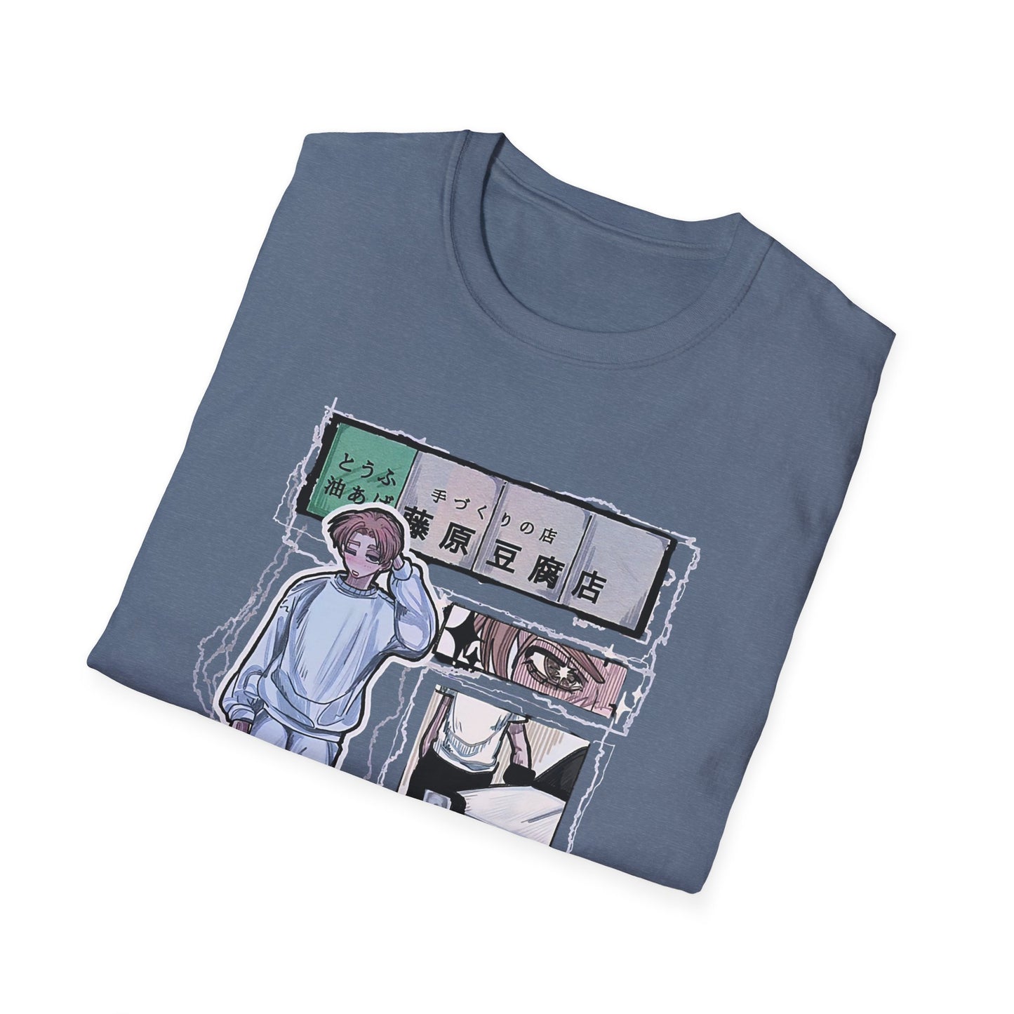 Whimsical Artistic initial D 10 Unisex Softstyle T-Shirt, Casual Wear, Graphic Tee, Creative Gift, Everyday Fashion, Unique Art Top