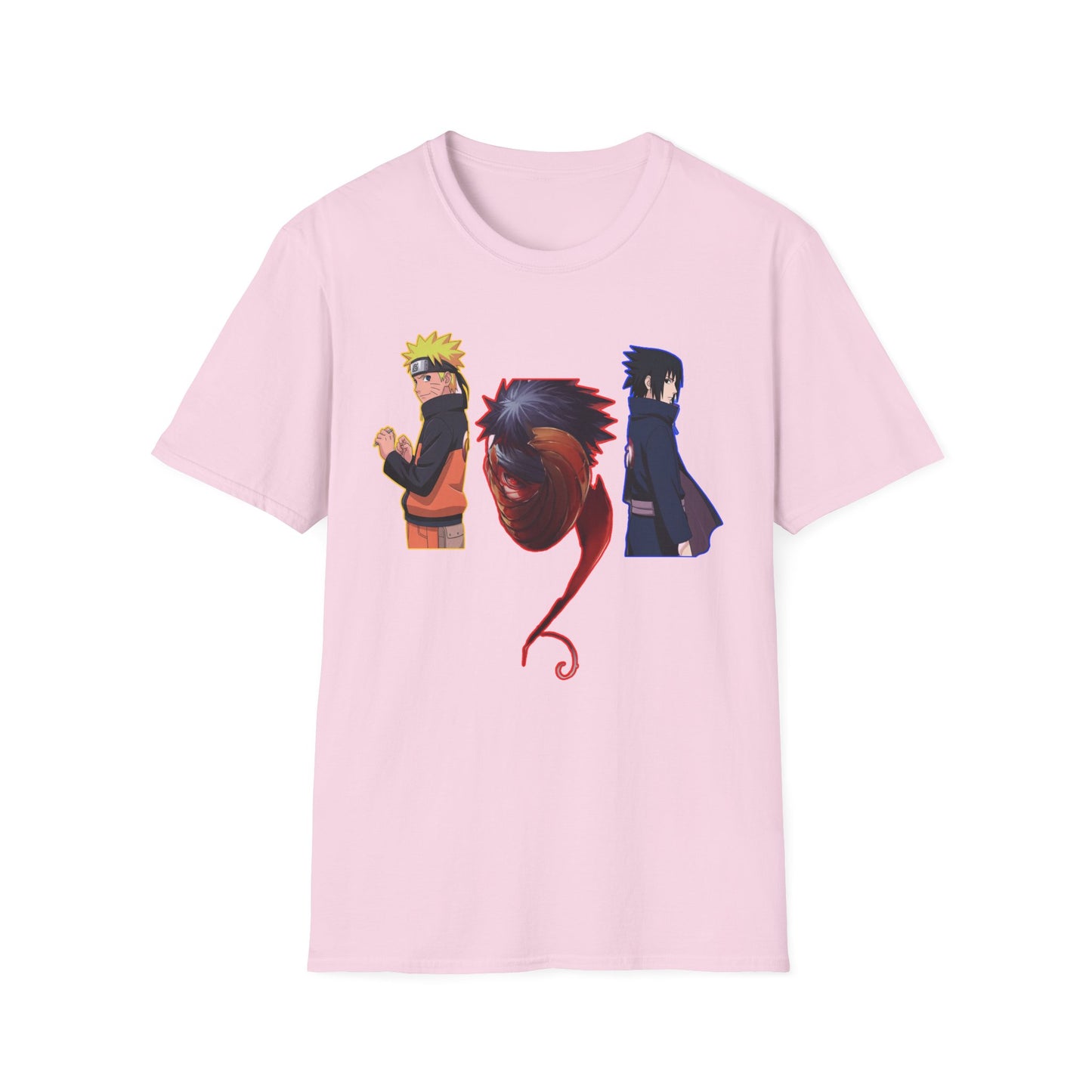 Anime-Inspired Naruto 5 Unisex Softstyle T-Shirt, Graphic Tee for Fans, Casual Wear, Gift for Birthdays, Cosplay, and Conventions