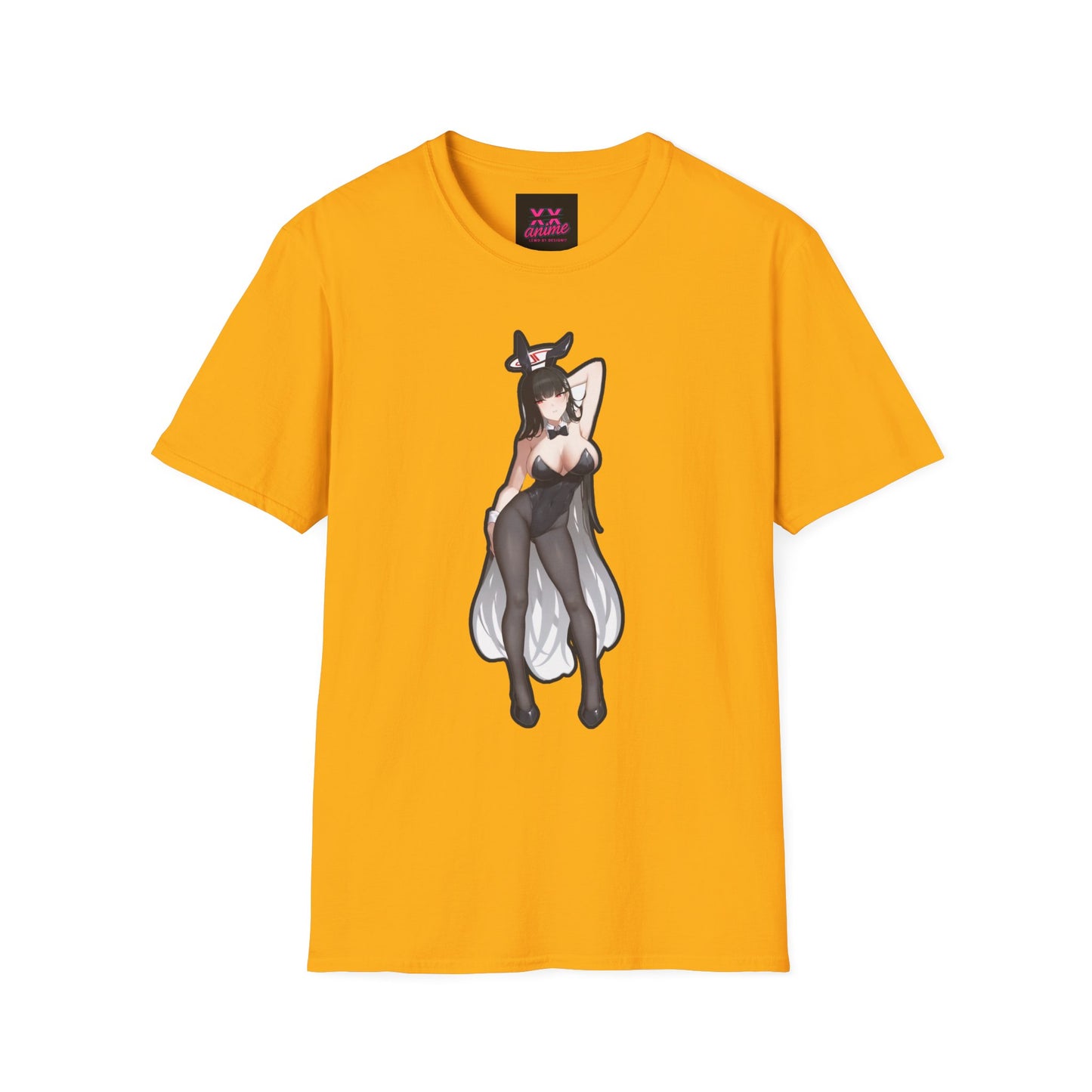 Anime-Inspired Witchy lewd bunny 2 T-Shirt: Spooky Season Vibe, Perfect for Comic Con, Halloween Party, or Casual Wear, Unisex Softstyle Tee, [...]