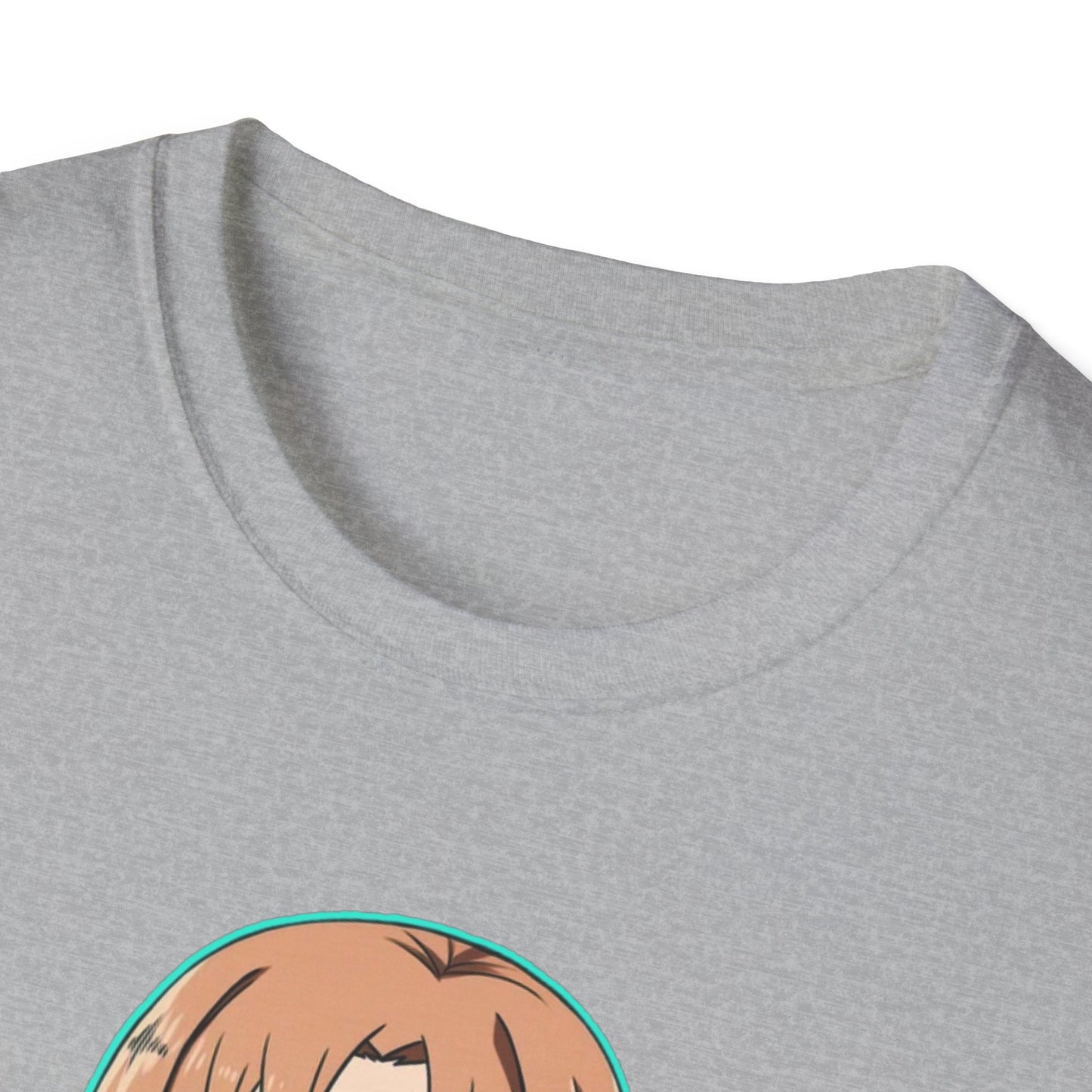 Kawaii Pancake Lover sao T-Shirt, Cute Anime Tee, Foodie Gift, Unisex Softstyle Tee, Perfect for Pancake Day, Birthday, Everyday Wear