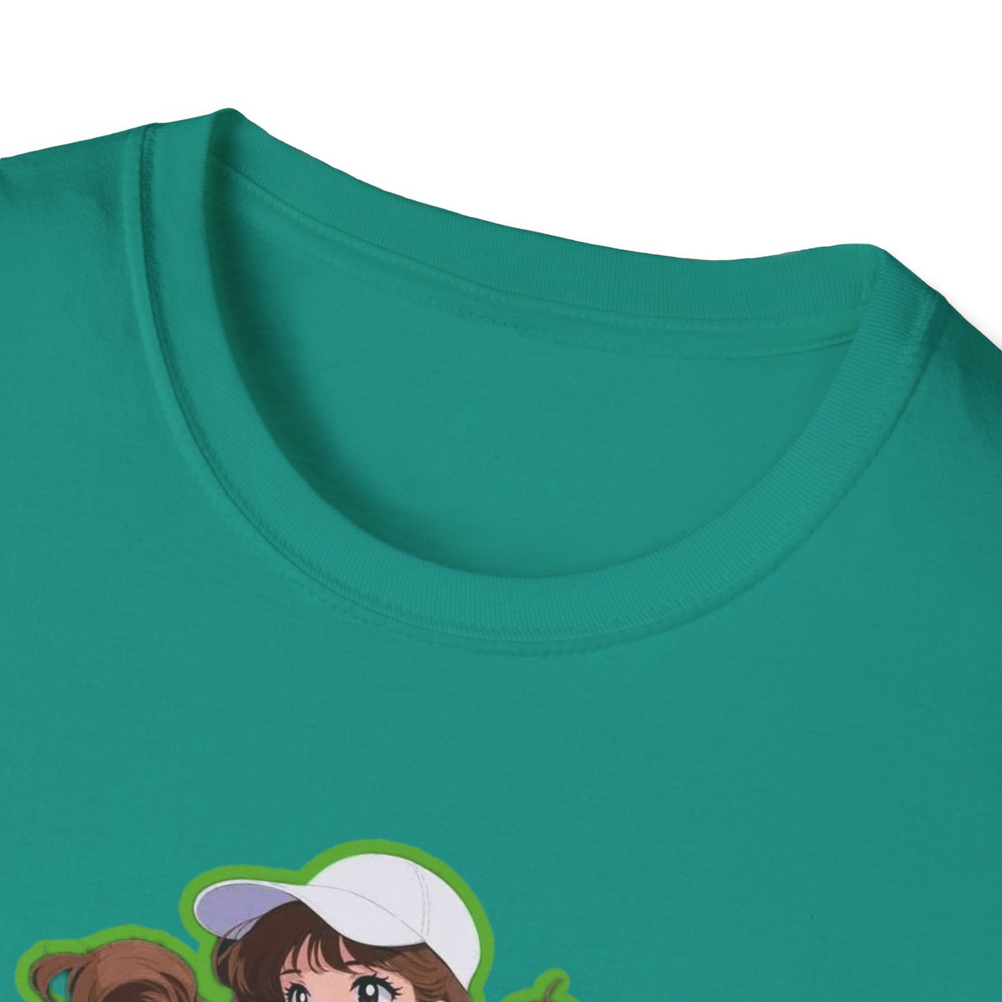 Playful Anime sailor moon 4 Character T-Shirt, Unisex Softstyle Tee, Casual Graphic Shirt, Gift for Anime Lovers, Fun Everyday Wear, Otaku Merchandise