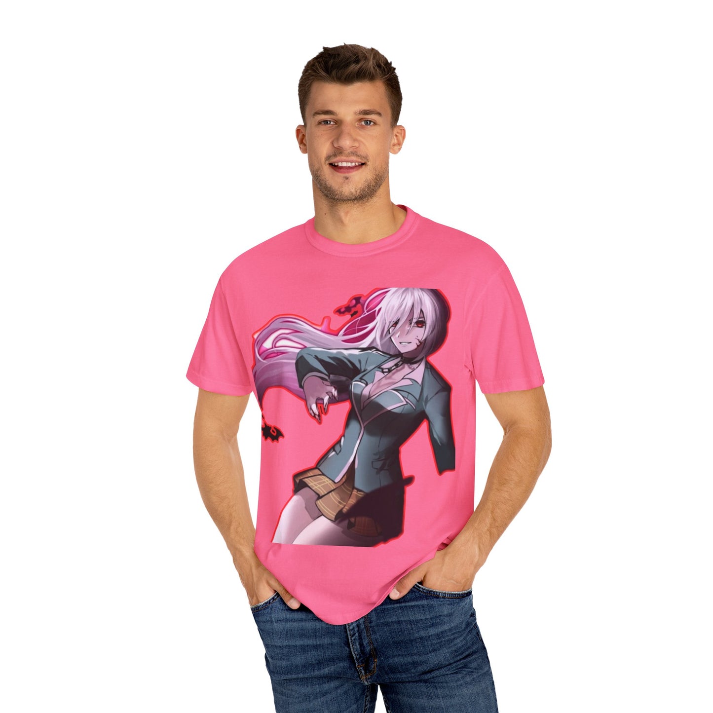 Anime-Themed T-Shirt Featuring Bold Artwork