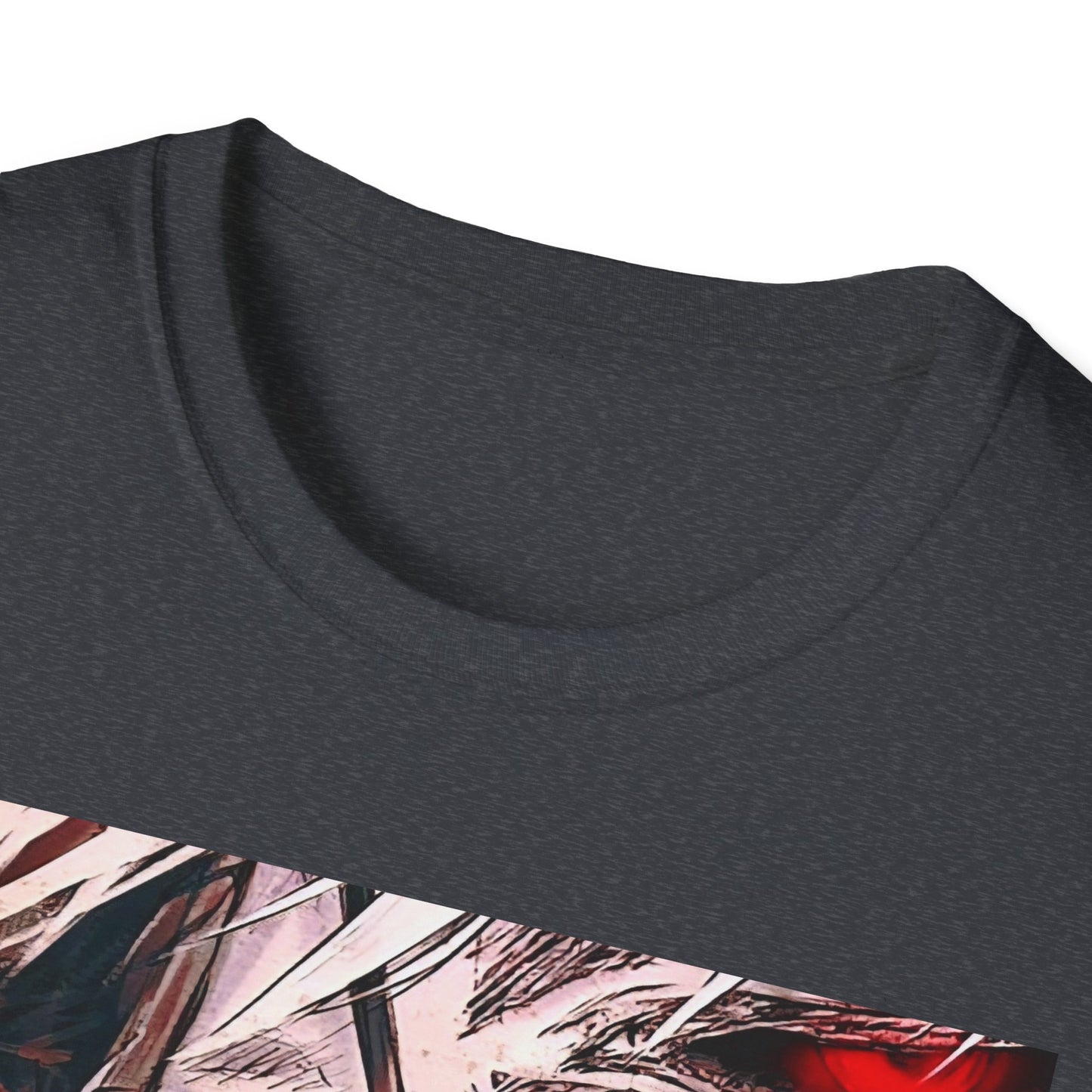 Anime-Inspired Graphic tokyo ghoul styleT-Shirt for Fans, Casual Wear, Birthday Gift, Unisex Softstyle Tee, Perfect for Conventions, Manga Enthusiasts