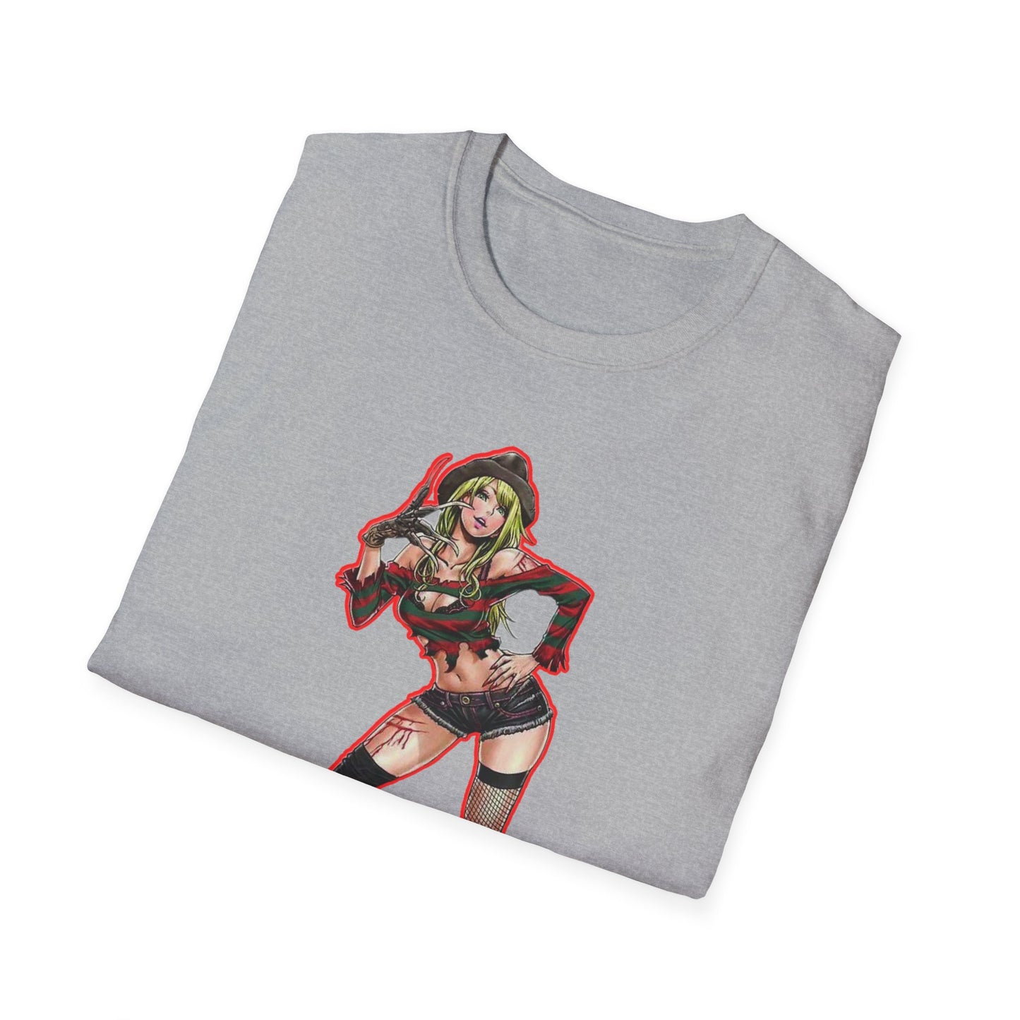 Spooky season masters of horror 1 Unisex Softstyle T-Shirt, Fun Graphic Tee, Halloween Costume, Comic Con Apparel, Gift for Superhero Fans