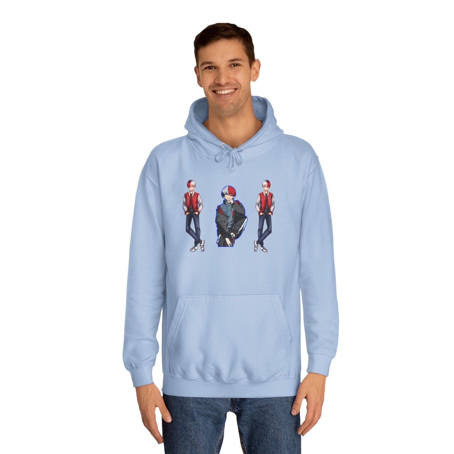 Hero school toto style Hoodie, Cozy Casual Wear, Gift for Students, Streetwear, Music Events, College Hoodie, Graphic Sweater