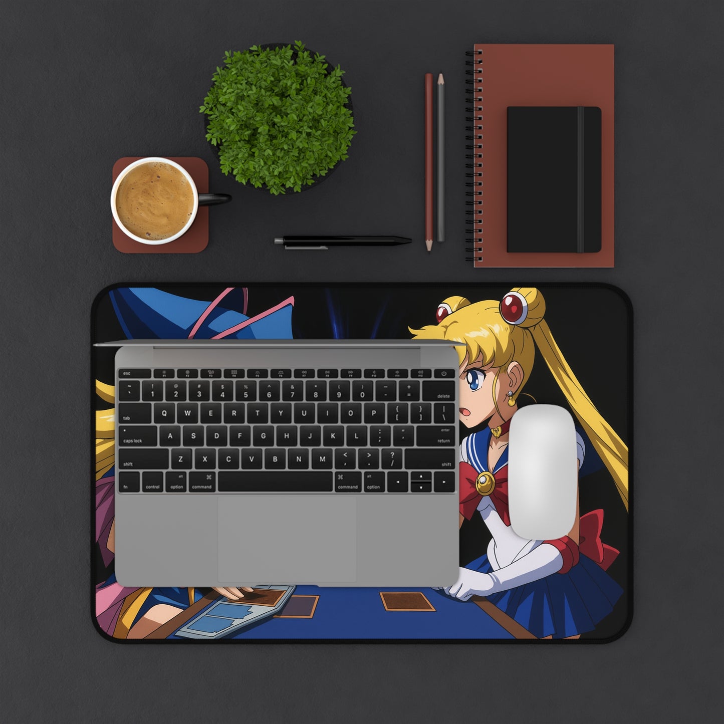 Anime Desk Mat - Magical Duel Design, Perfect for Gaming, Office Decor, Gifts for Fans, Birthday and Holiday Essentials