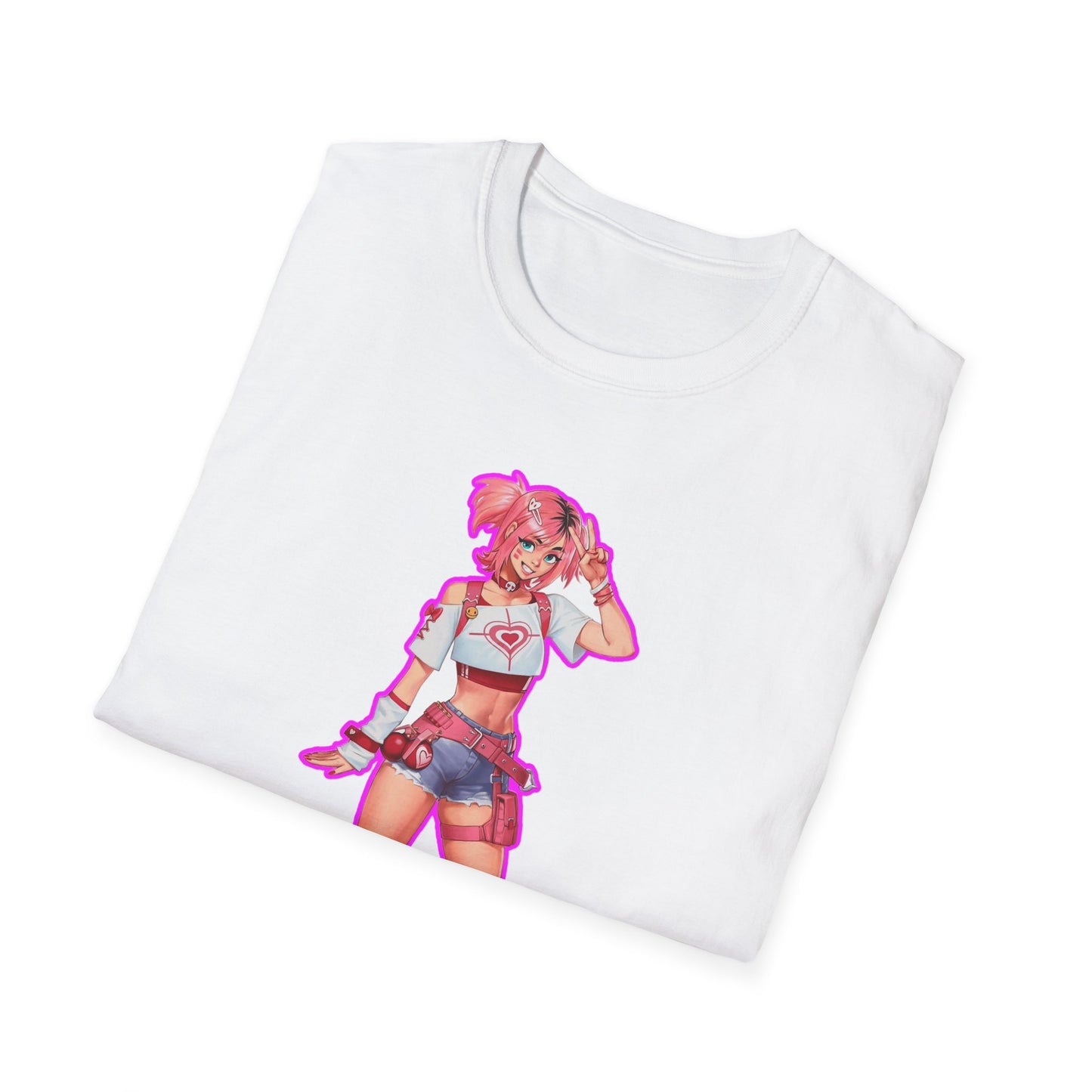 Vibrant Graphic spooky season fortnite 2Tee, Unisex Softstyle T-Shirt, Trendy Casual Wear, Perfect for Parties, Gift for Anime Lovers, Unique Statement Shirt