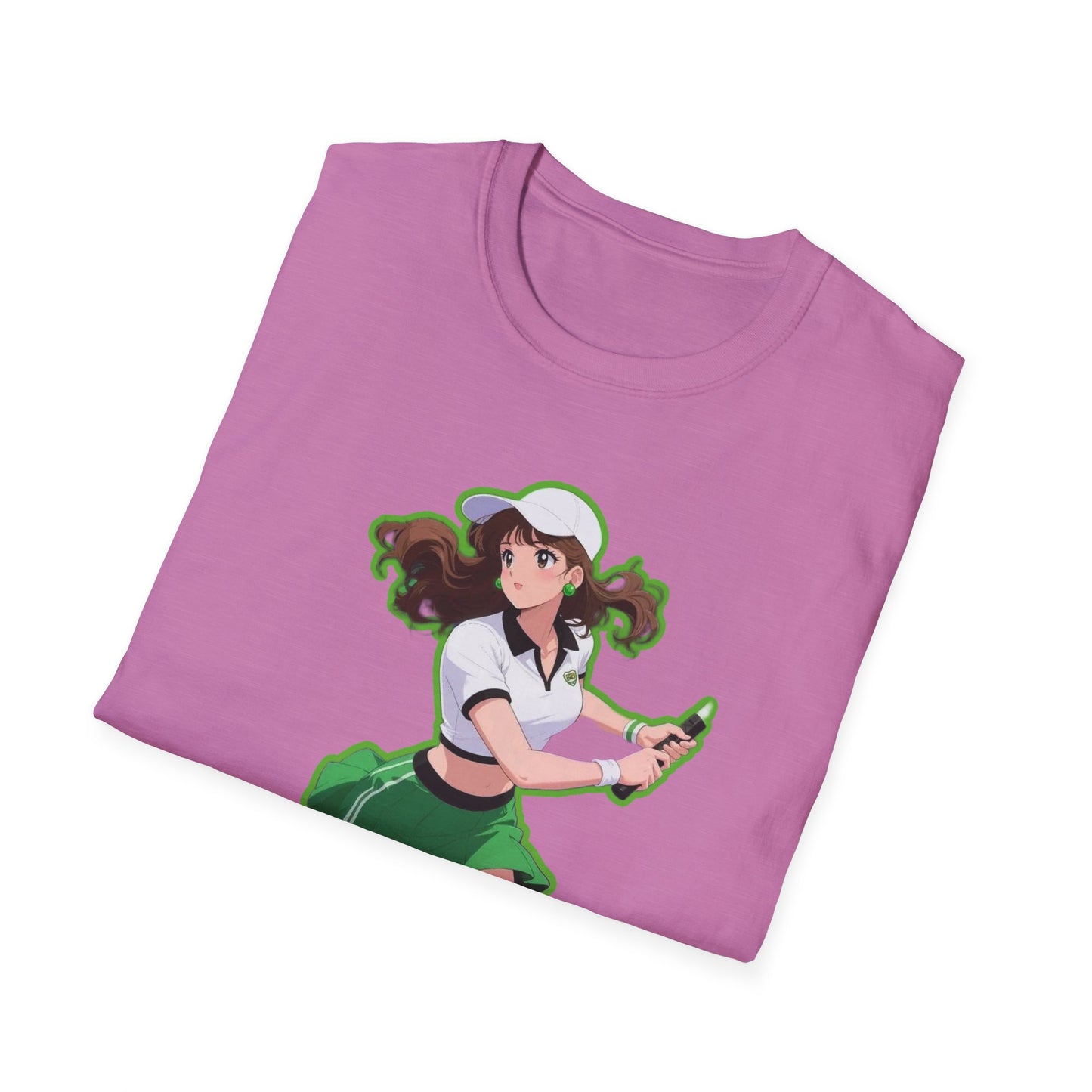 Playful Anime sailor moon 4 Character T-Shirt, Unisex Softstyle Tee, Casual Graphic Shirt, Gift for Anime Lovers, Fun Everyday Wear, Otaku Merchandise