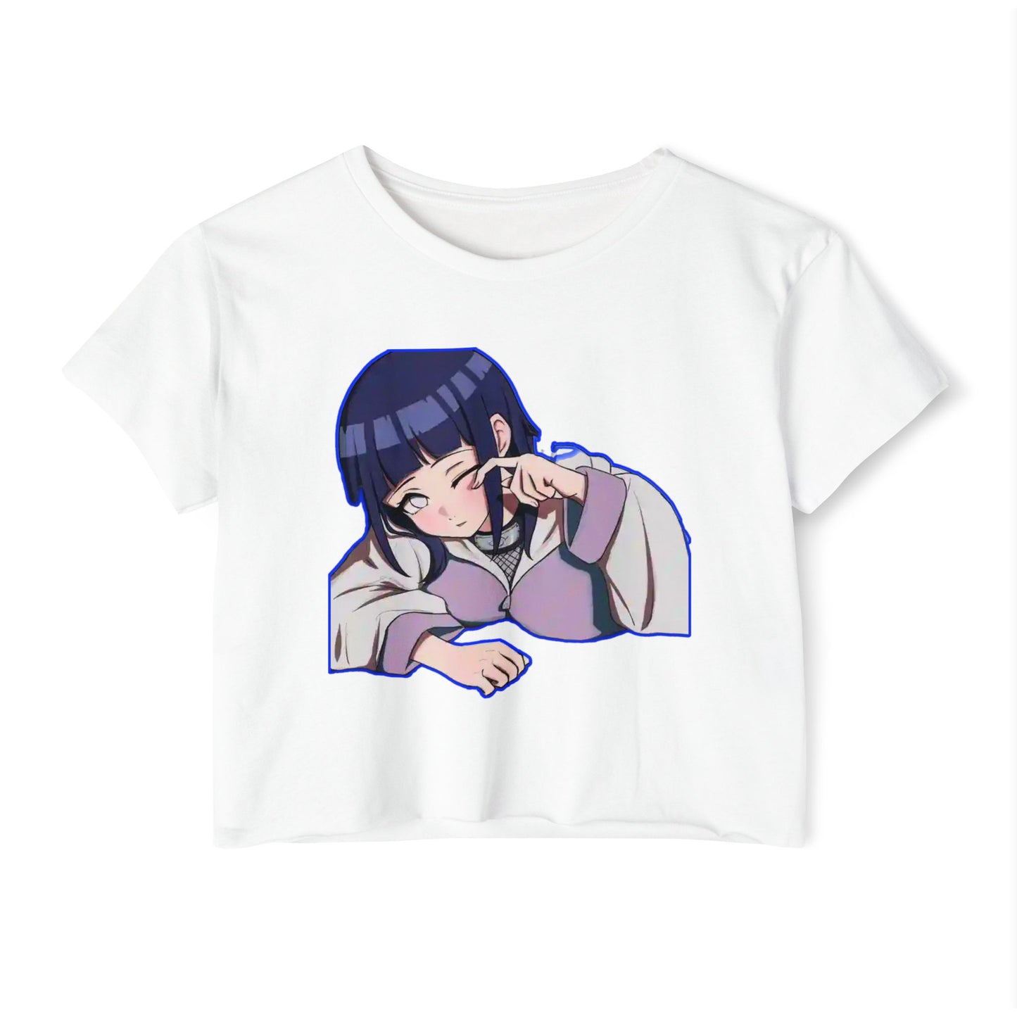 Women’s Festival Crop Naruto Top, Cute Anime Shirt, Casual Summer Tee, Trendy Graphic Top, Gifts for Her, Festival Wear