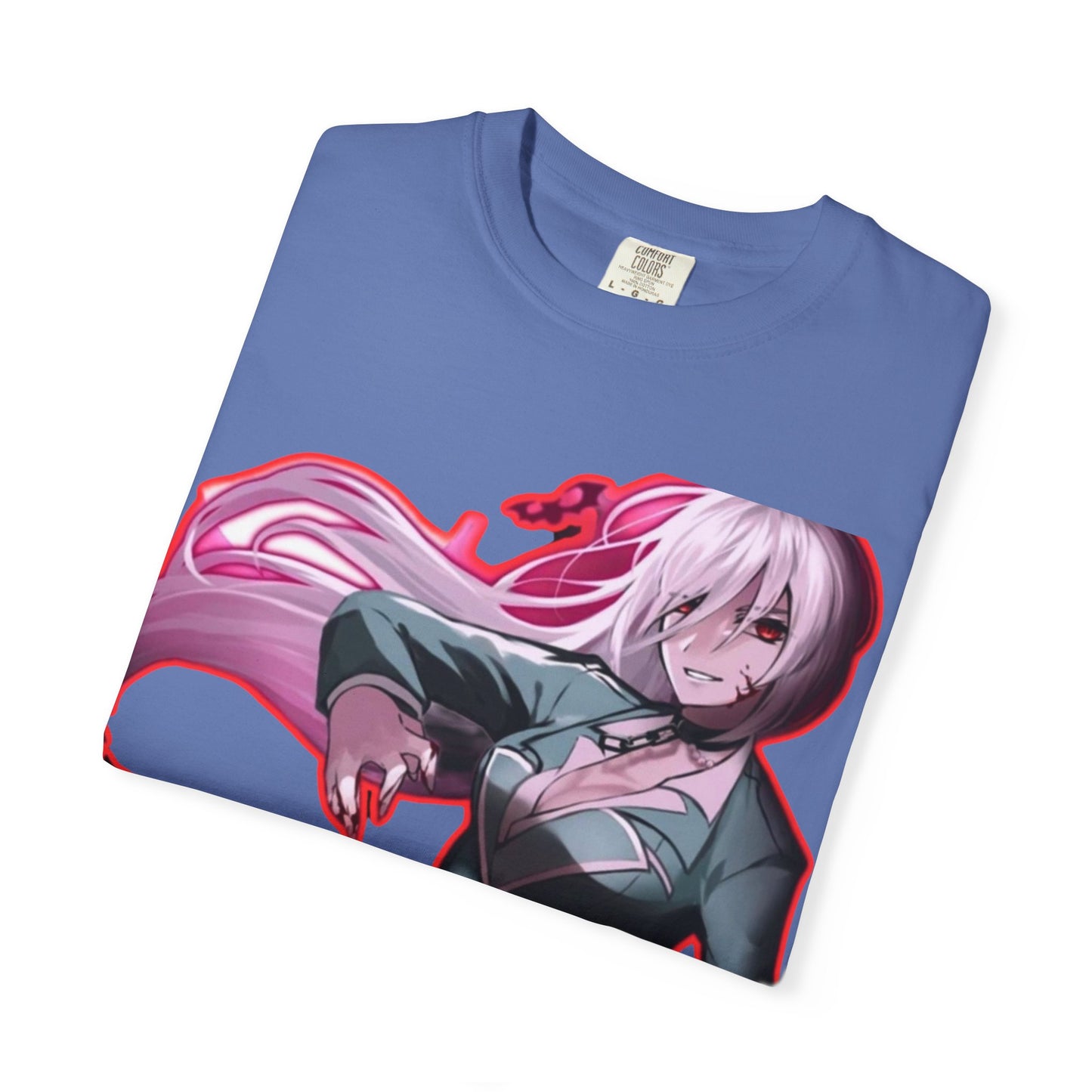 Anime-Themed T-Shirt Featuring Bold Artwork