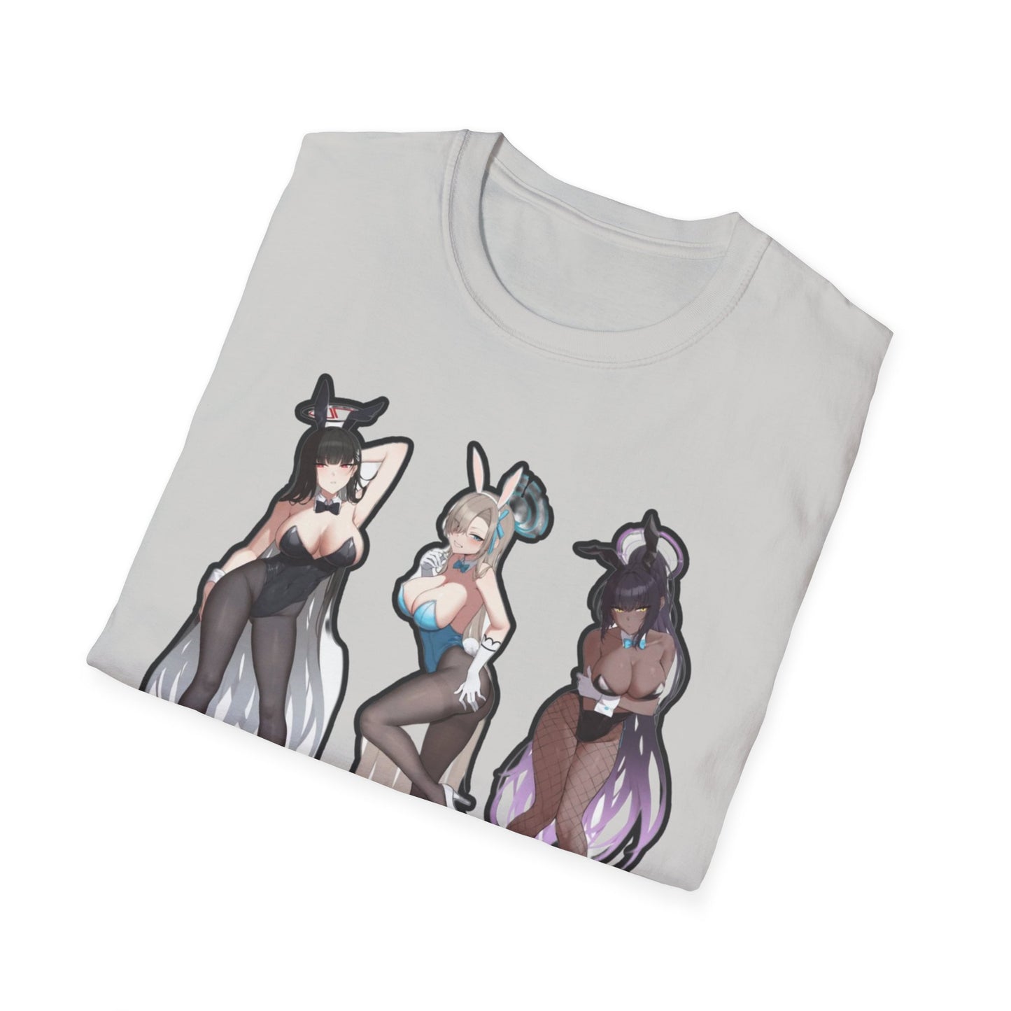 Anime-Inspired lewd bunny Unisex Softstyle T-Shirt, Cute Anime Art Tee, Casual Streetwear, Geeky Gift for Him/Her, Halloween Party Top, Graphic [...]