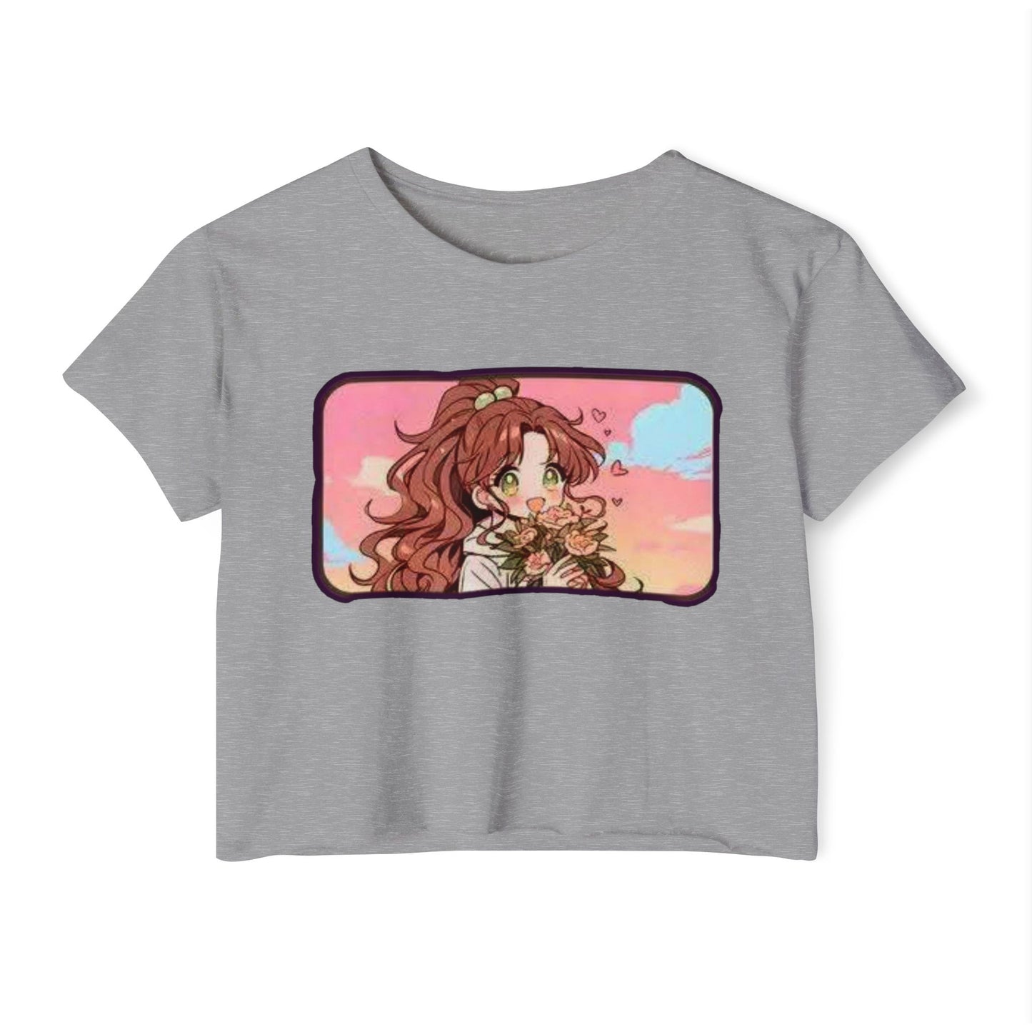 Boho Floral sailor moon 9 Women's Crop Top, Festival Wear, Summer Fashion, Cute Top, Gift for Her