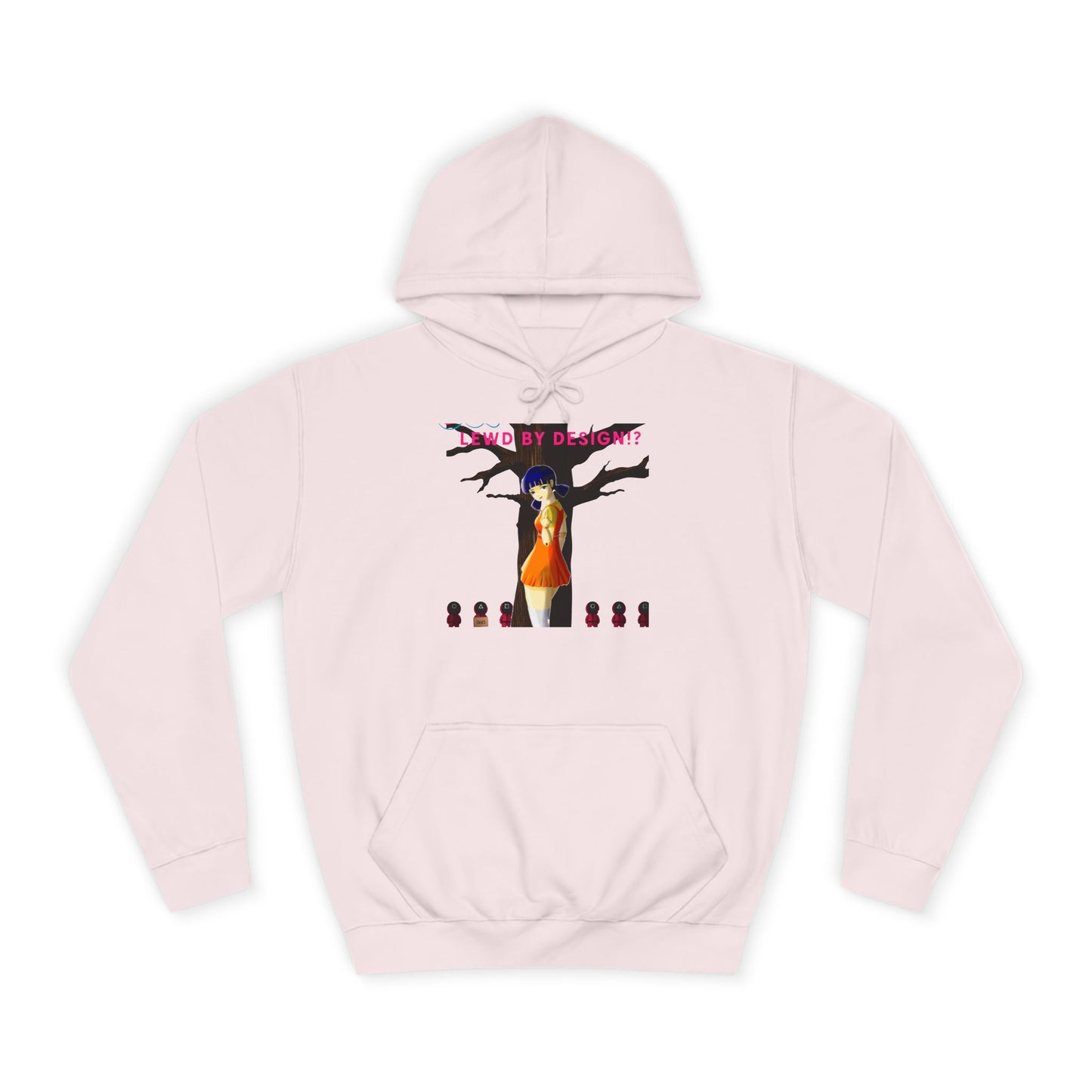 Trendy Anime College Hoodie, Cozy Unisex Sweatshirt, Perfect Gift for Students, Casual Streetwear, Unique Graphic Pullover