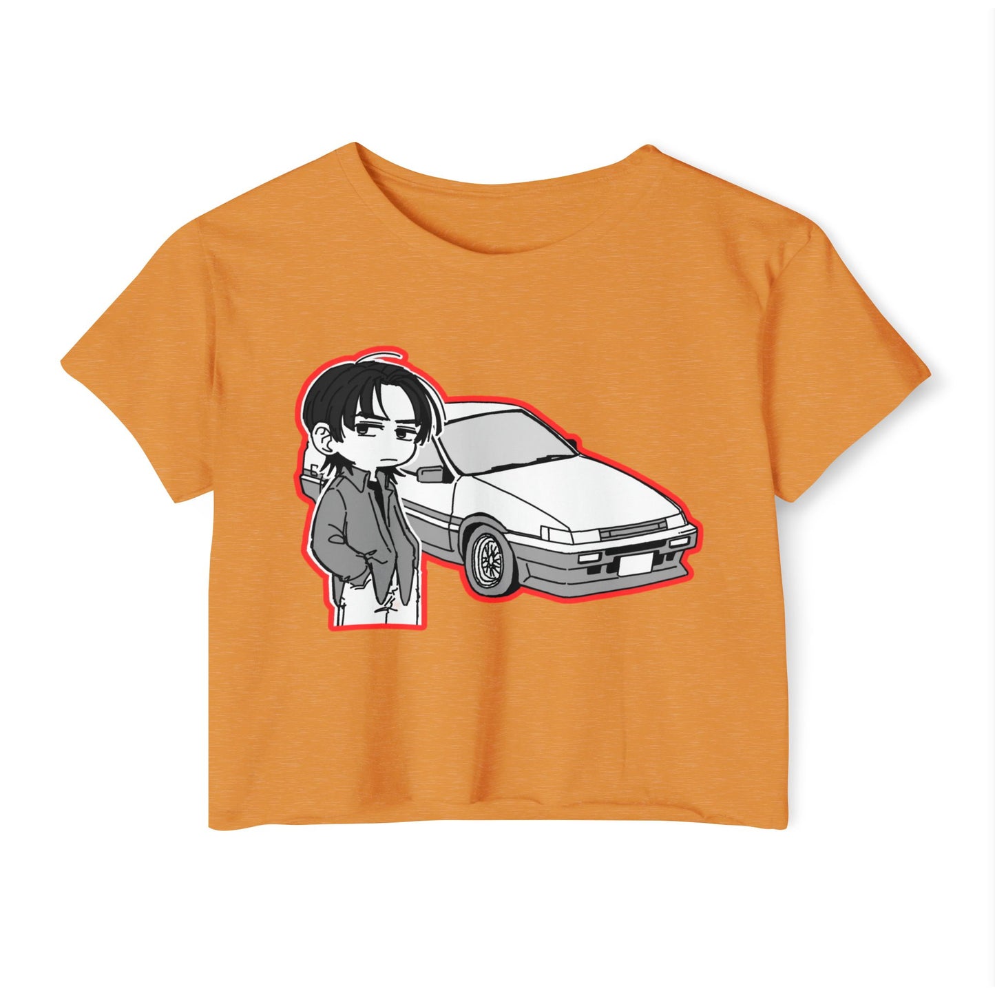 Festival Vibes initial D 2 Crop Top, Graphic Tee for Music Lovers, Summer Top, Cute Streetwear, Ideal for Concerts, Gifts for Her