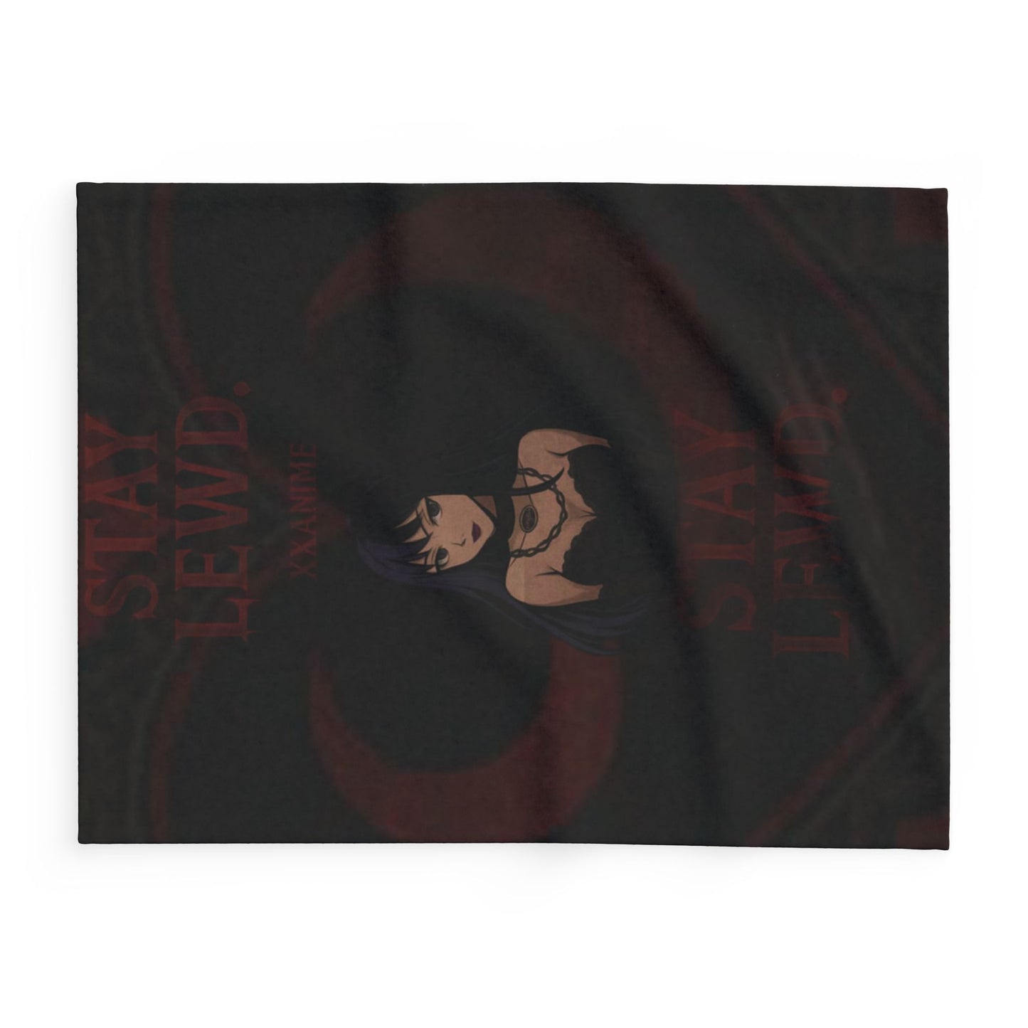 Stay Lewd Arctic Fleece Blanket, Cozy Throw for Home Decor, Perfect Gift for Fans, Gothic Aesthetic Blanket, Soft Bedding for All Seasons