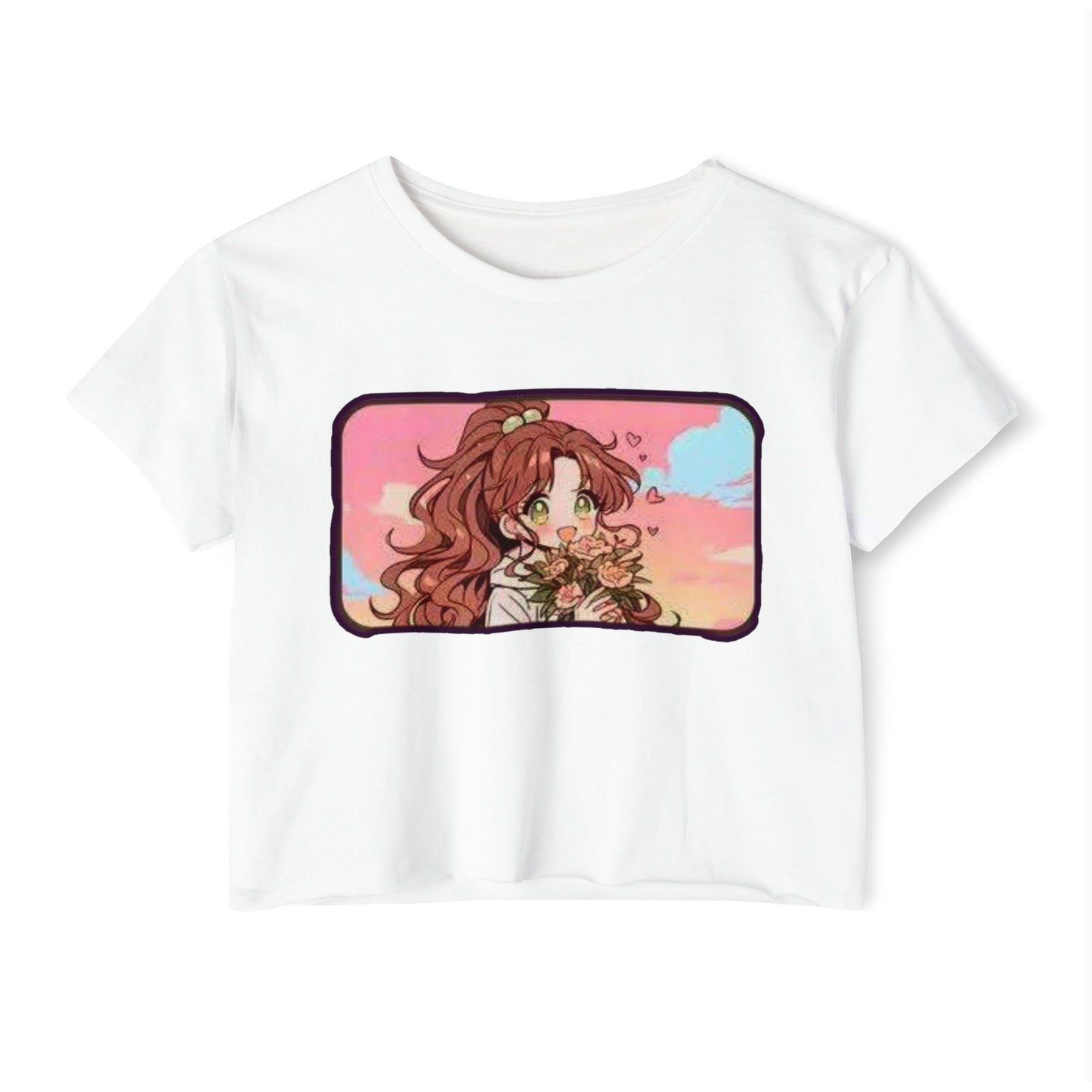 Boho Floral sailor moon 9 Women's Crop Top, Festival Wear, Summer Fashion, Cute Top, Gift for Her