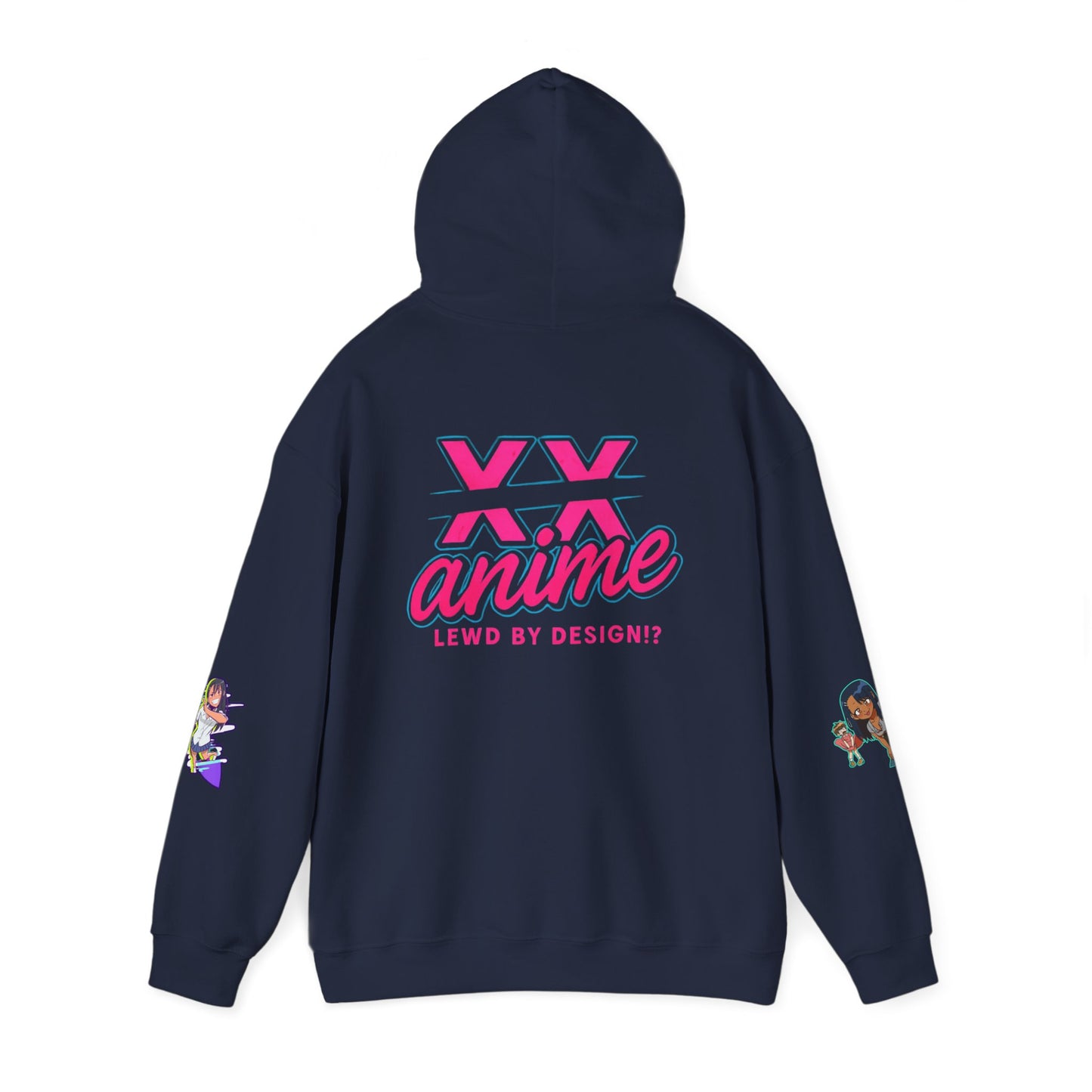 Anime-Themed Hoodie with Playful Graphics, Gift for Anime Fans, Cozy Lounge Wear, Casual Streetwear, Unique Gift Idea
