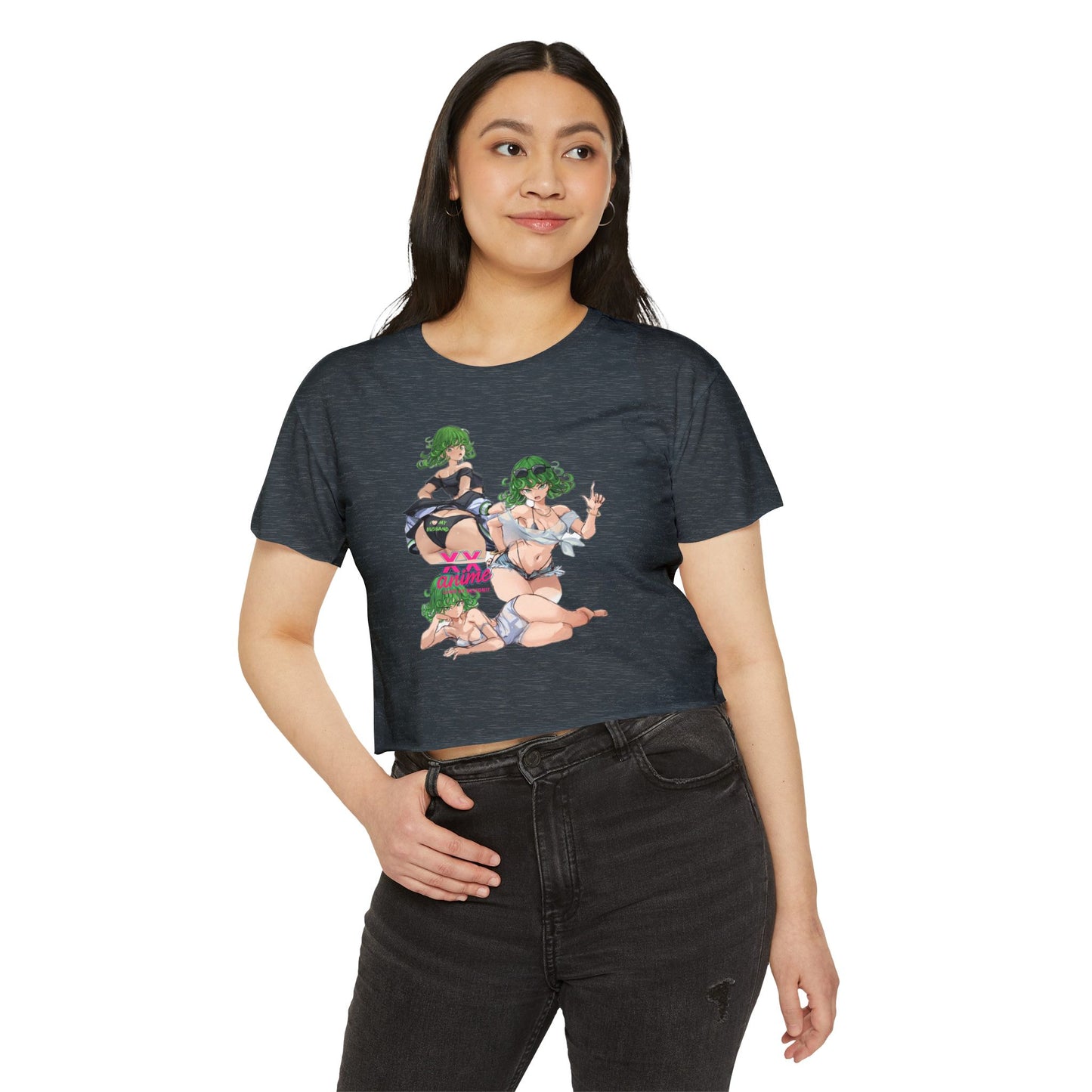 Anime-Inspired Women's Festival Crop Top, Cute Summer Top, Party Wear, Trendy Apparel, Anime Lover Gift, Festival Fashion
