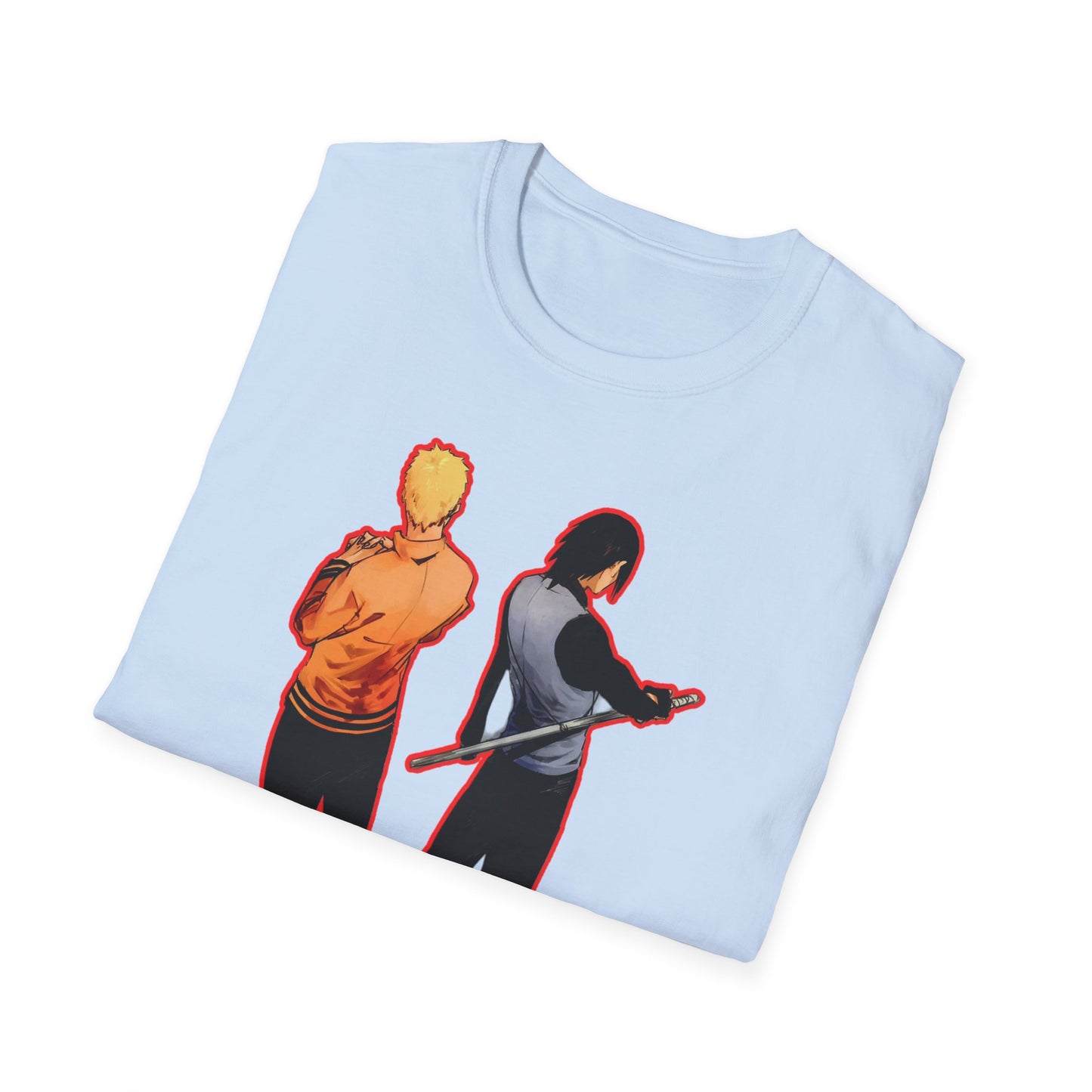 Dynamic Duo Naruto Unisex T-Shirt, Casual Graphic Tee, Perfect Gift for Friends, Birthday Apparel, Fan Merchandise