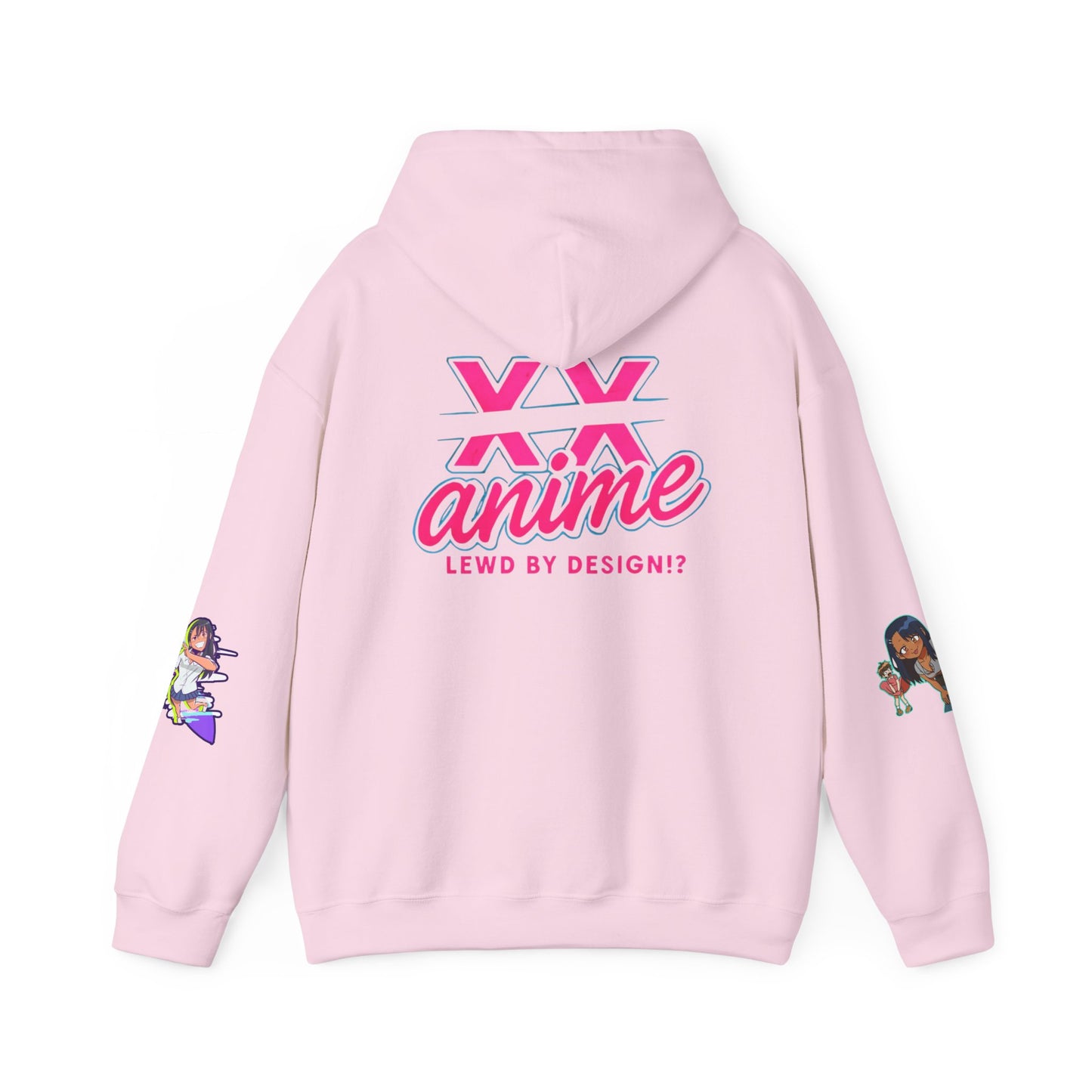 Anime-Themed Hoodie with Playful Graphics, Gift for Anime Fans, Cozy Lounge Wear, Casual Streetwear, Unique Gift Idea