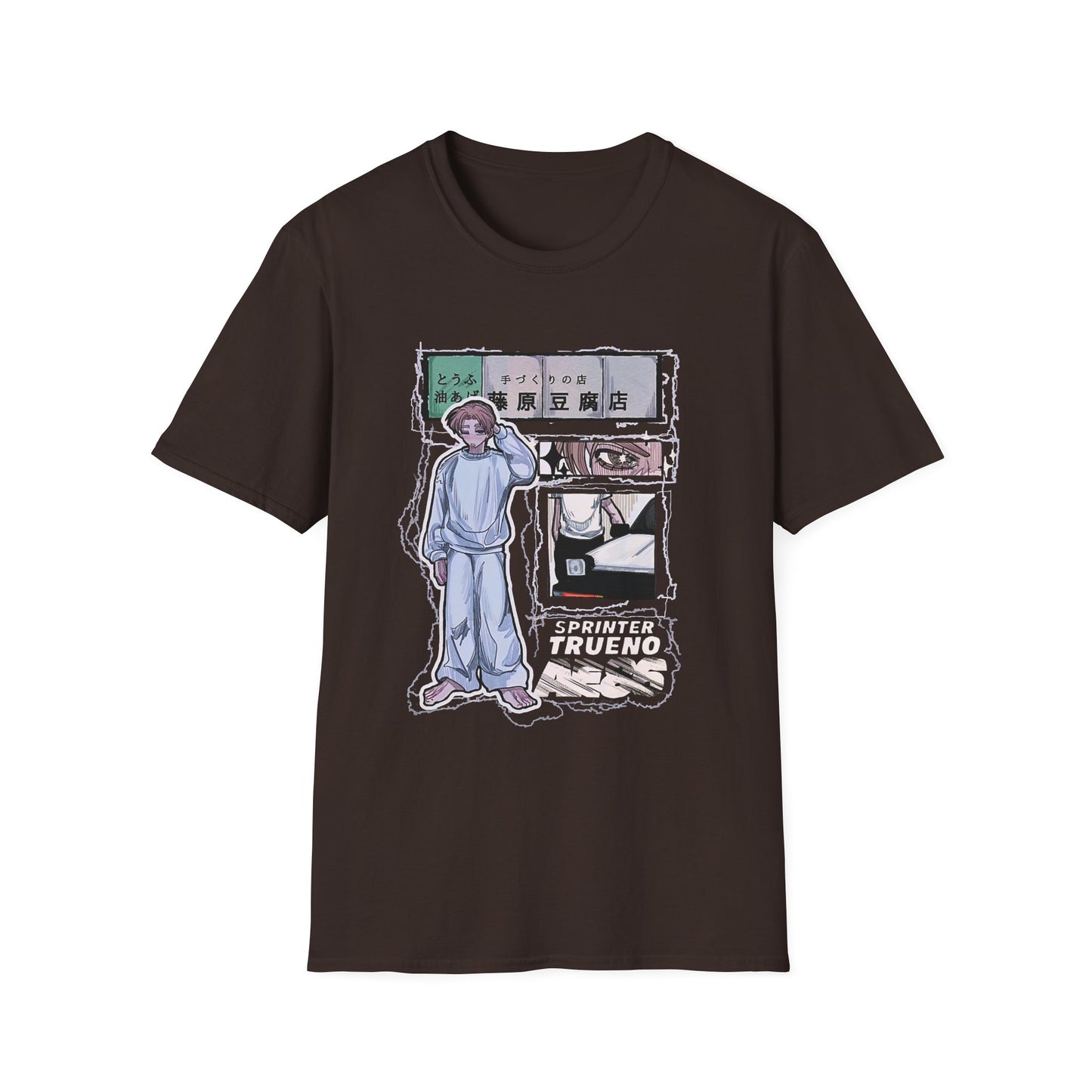 Whimsical Artistic initial D 10 Unisex Softstyle T-Shirt, Casual Wear, Graphic Tee, Creative Gift, Everyday Fashion, Unique Art Top