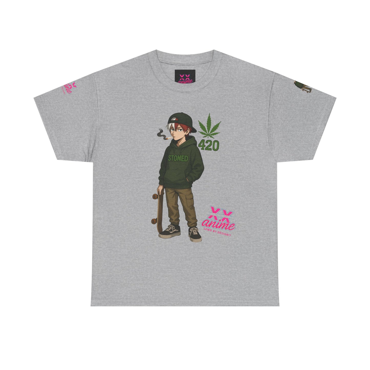 Anime-Inspired Unisex Heavy Cotton Tee, Streetwear, Gamer Style Shirt, Cool Graphic T-Shirt, Casual Anime Fashion, Perfect for 420 [...]