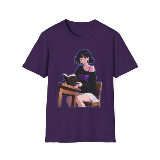 Charming Anime sailor moon 5 Reader T-Shirt | Perfect for Book Lovers, Gift for Students, Cozy Wear, Casual Style, Unique Tee