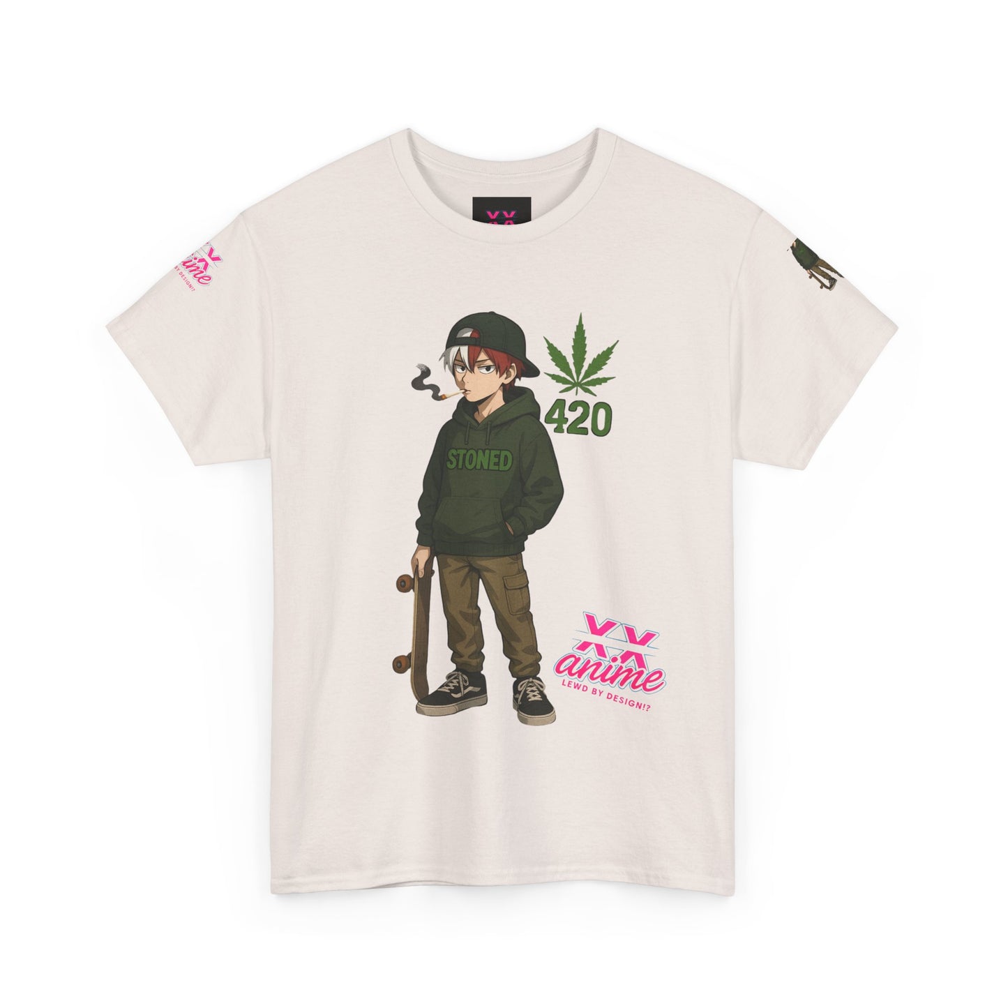 Anime-Inspired Unisex Heavy Cotton Tee, Streetwear, Gamer Style Shirt, Cool Graphic T-Shirt, Casual Anime Fashion, Perfect for 420 [...]