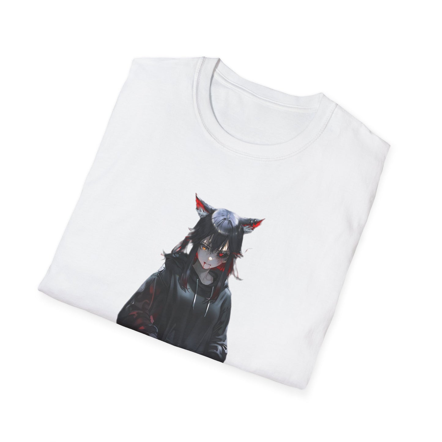 Anime-Inspired Graphic tokyo ghoul style 6T-Shirt, Unisex Softstyle Tee, Casual Wear, Gift for Otaku, Anime Expo, Trendy Streetwear, Unique Fashion