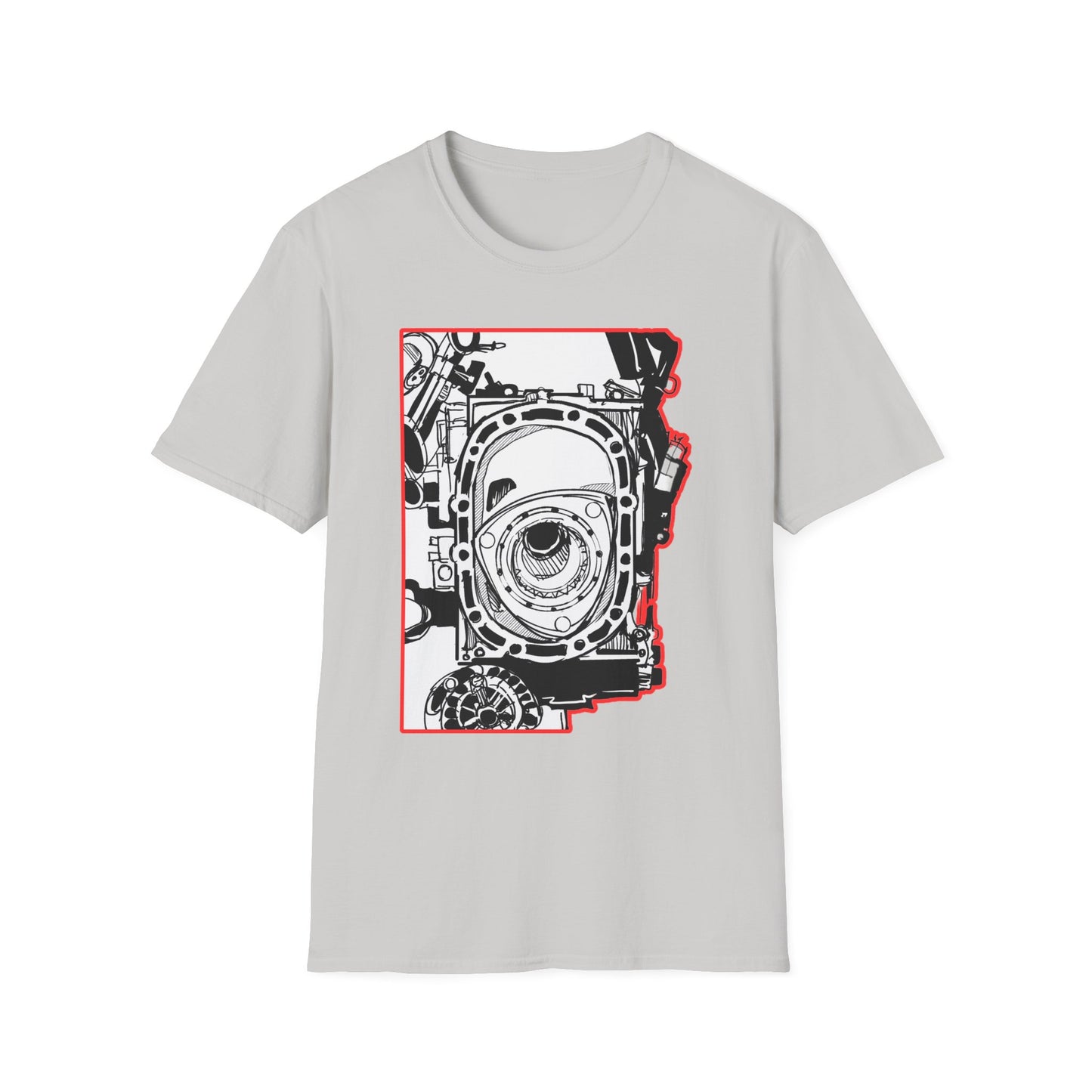 Automotive initial D 16 Eye Art T-Shirt, Gearhead Apparel, Car Enthusiast Gift, Unique Graphic Tee, Vehicle Lover's Top, Creative Statement Shirt