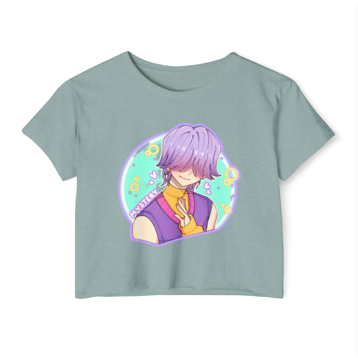 Vibrant Women's kpop boys 1 Festival Crop Top with Playful Design, Cute Summer Tee, Bohemian Shirt, Artsy Gift for Her, Perfect for Music Festivals